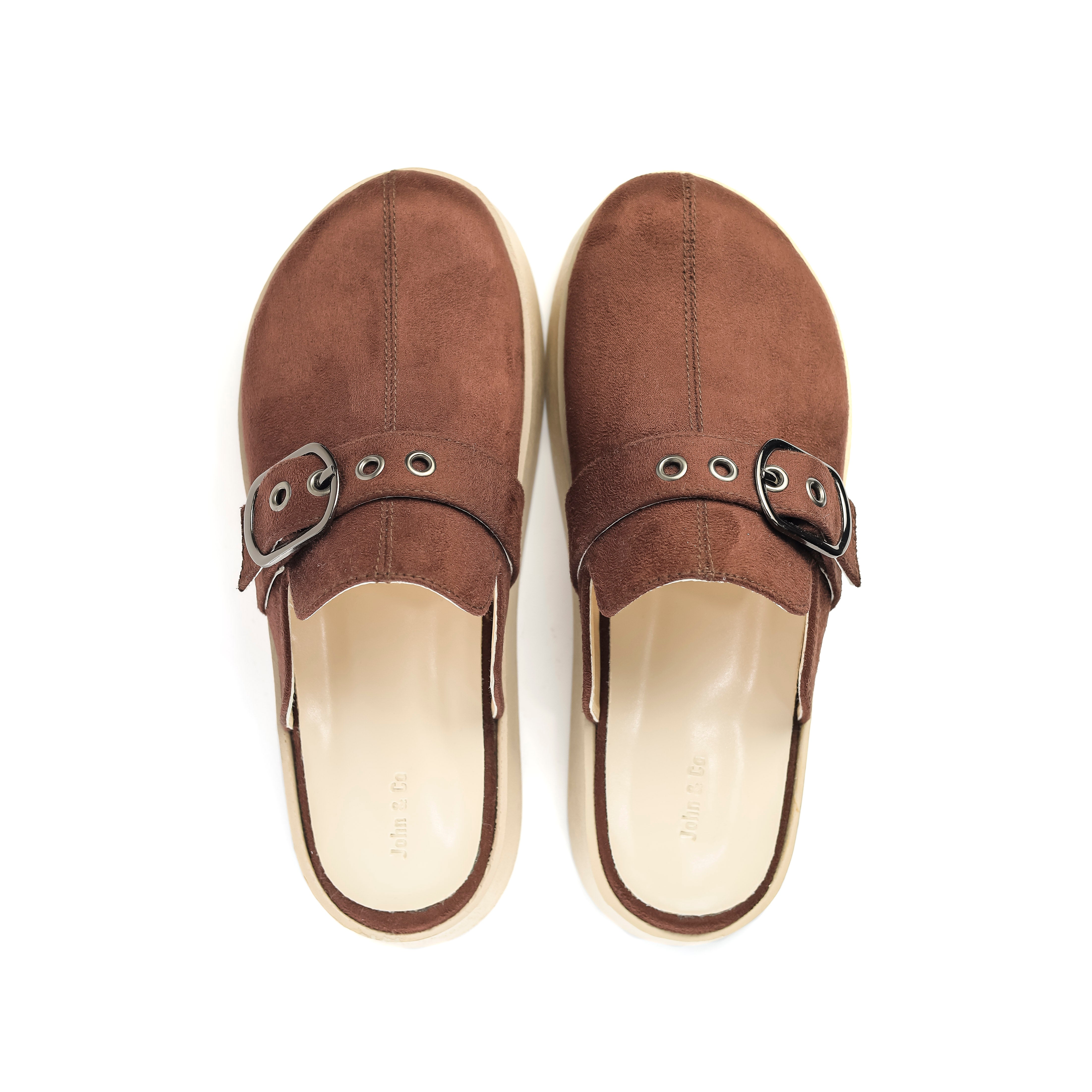 Buckle Slip-On Dark brown