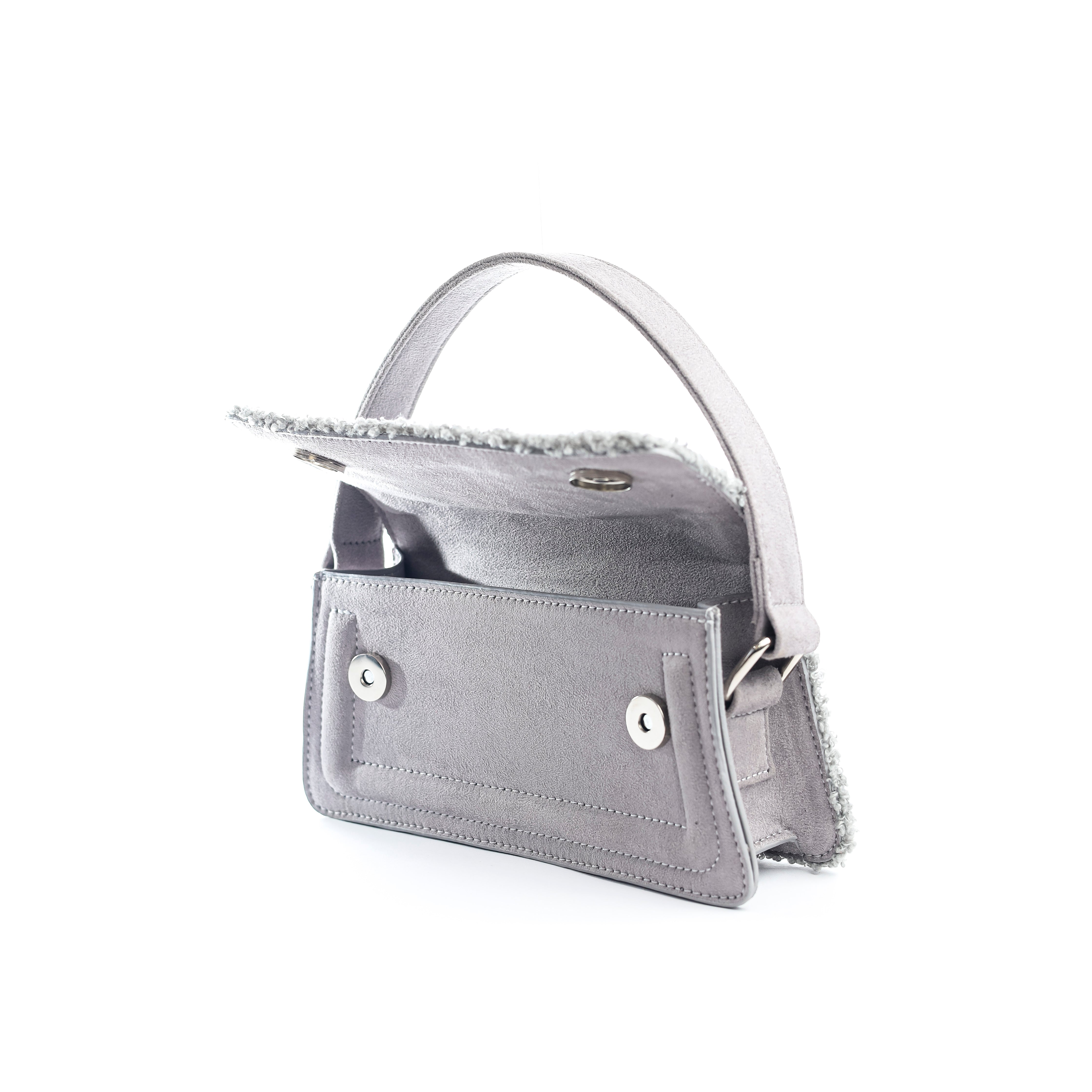 Shearling Style Satchel