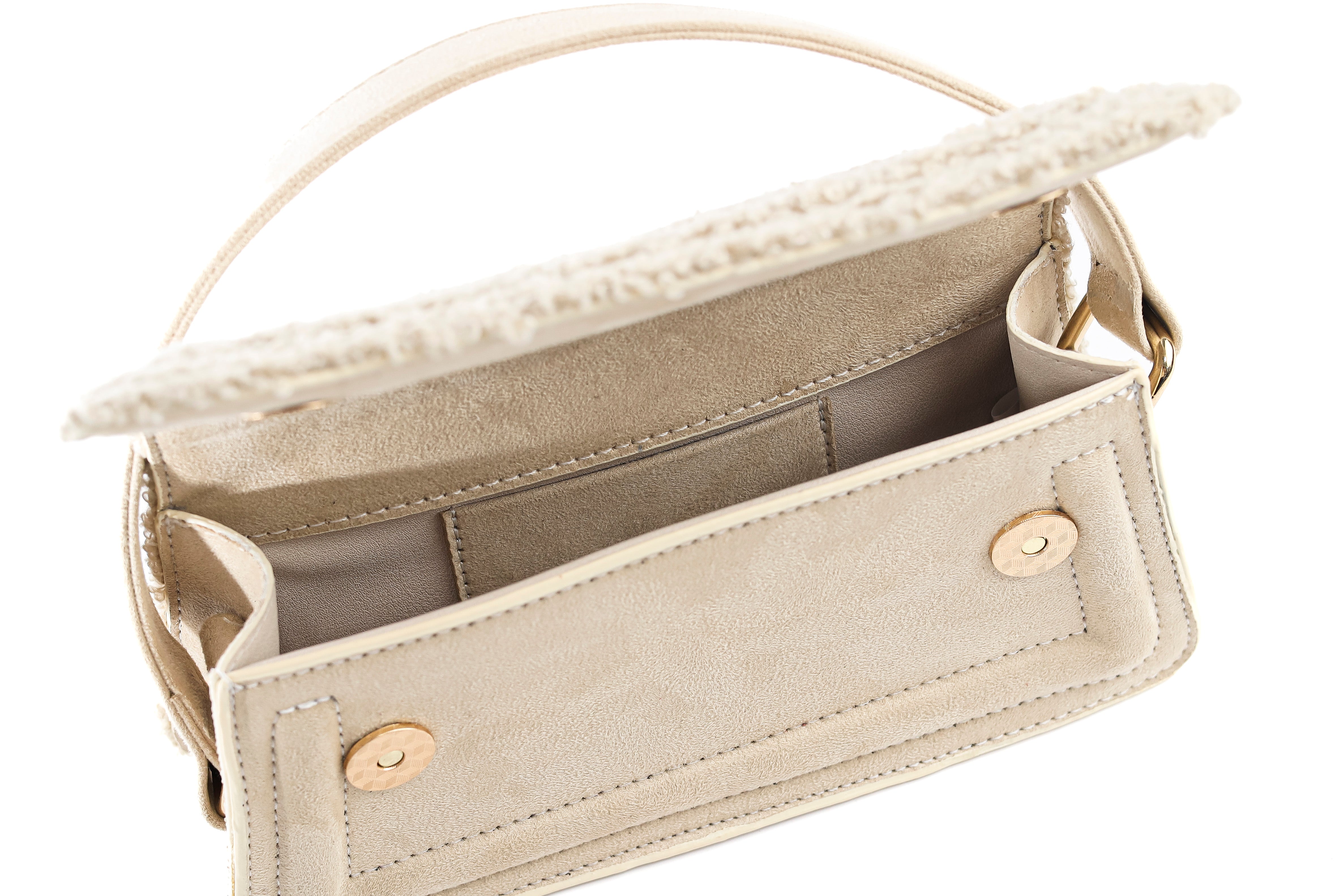 Shearling Style Satchel