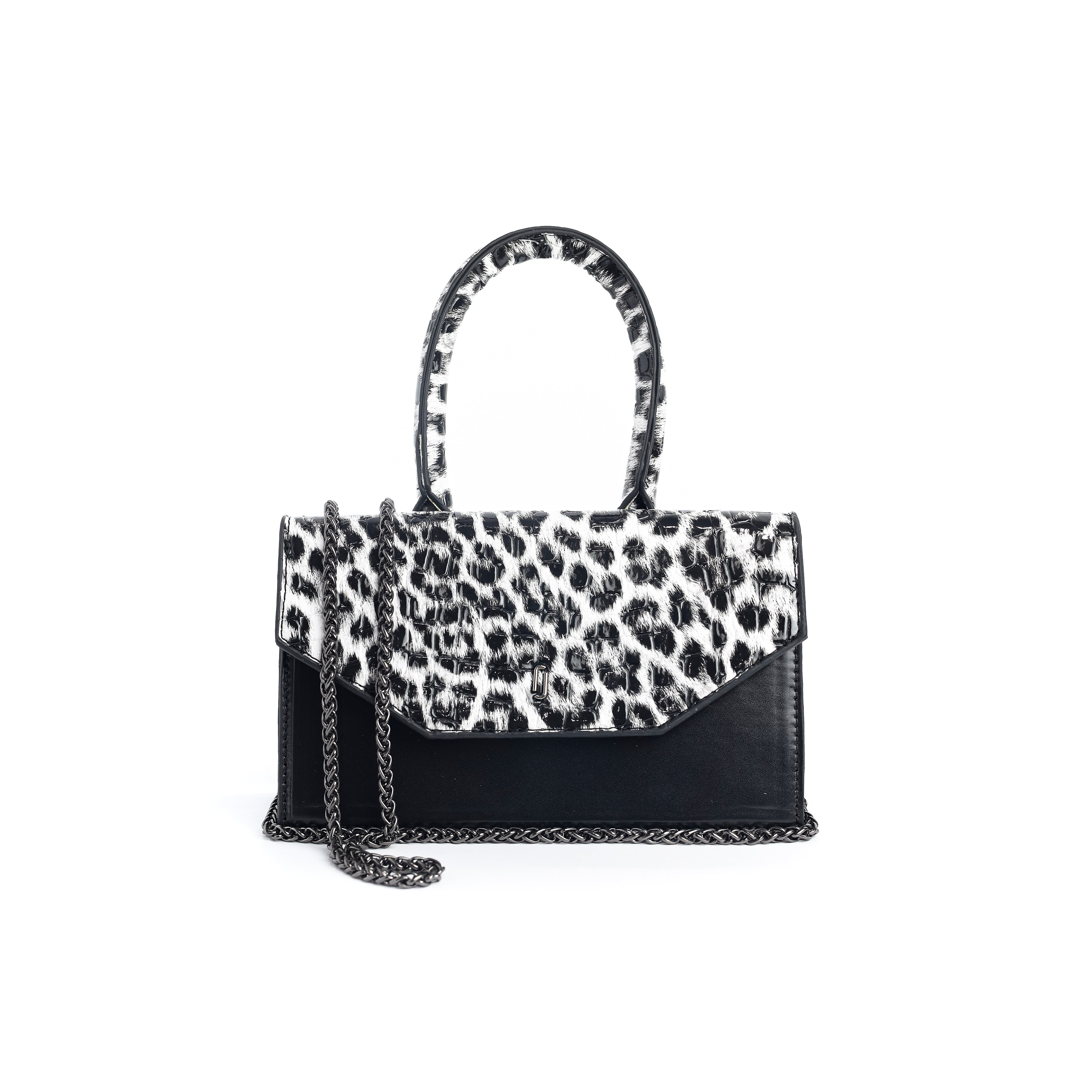 Allure Mini Croc bag Tiger Black