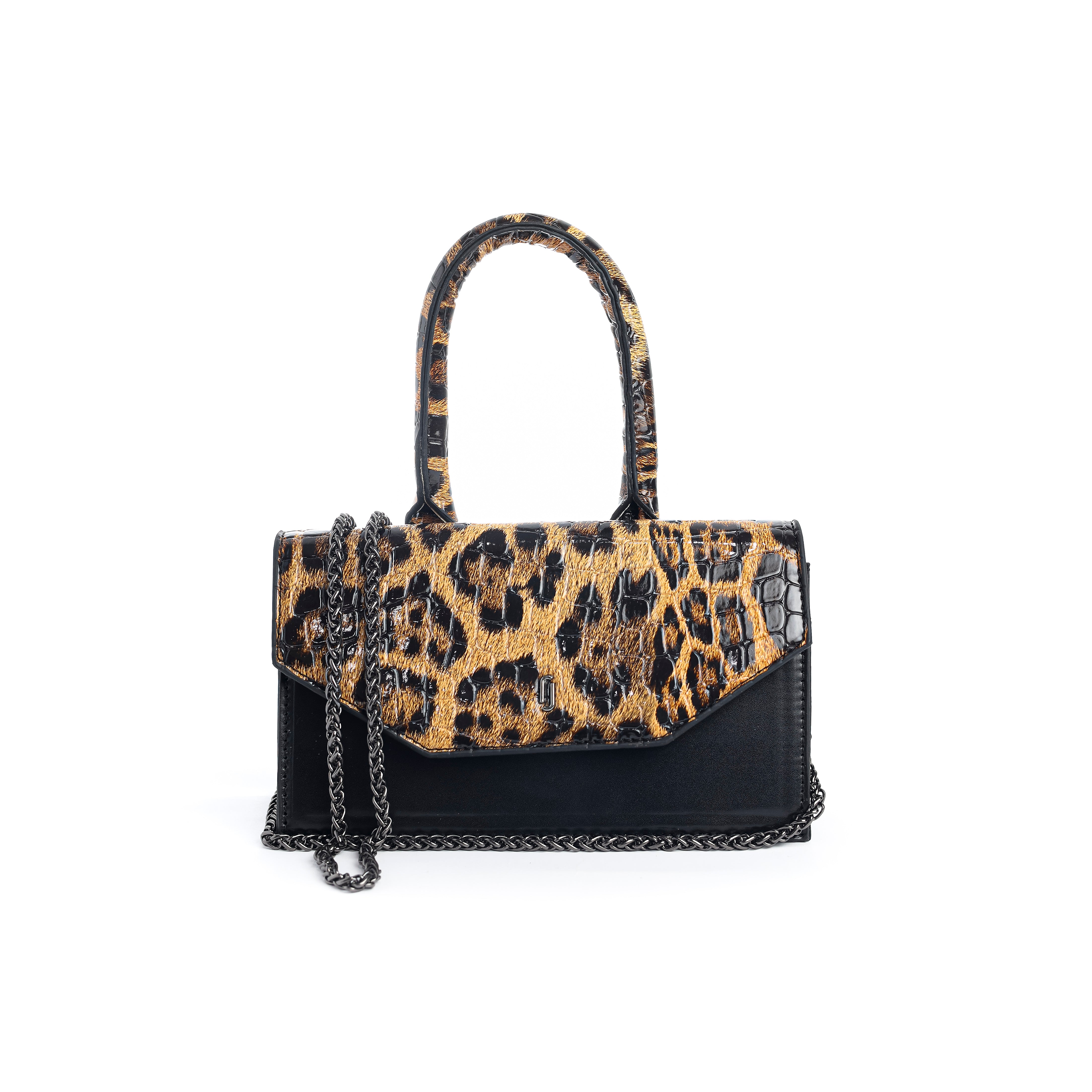 Allure Mini Croc bag Tiger Brown