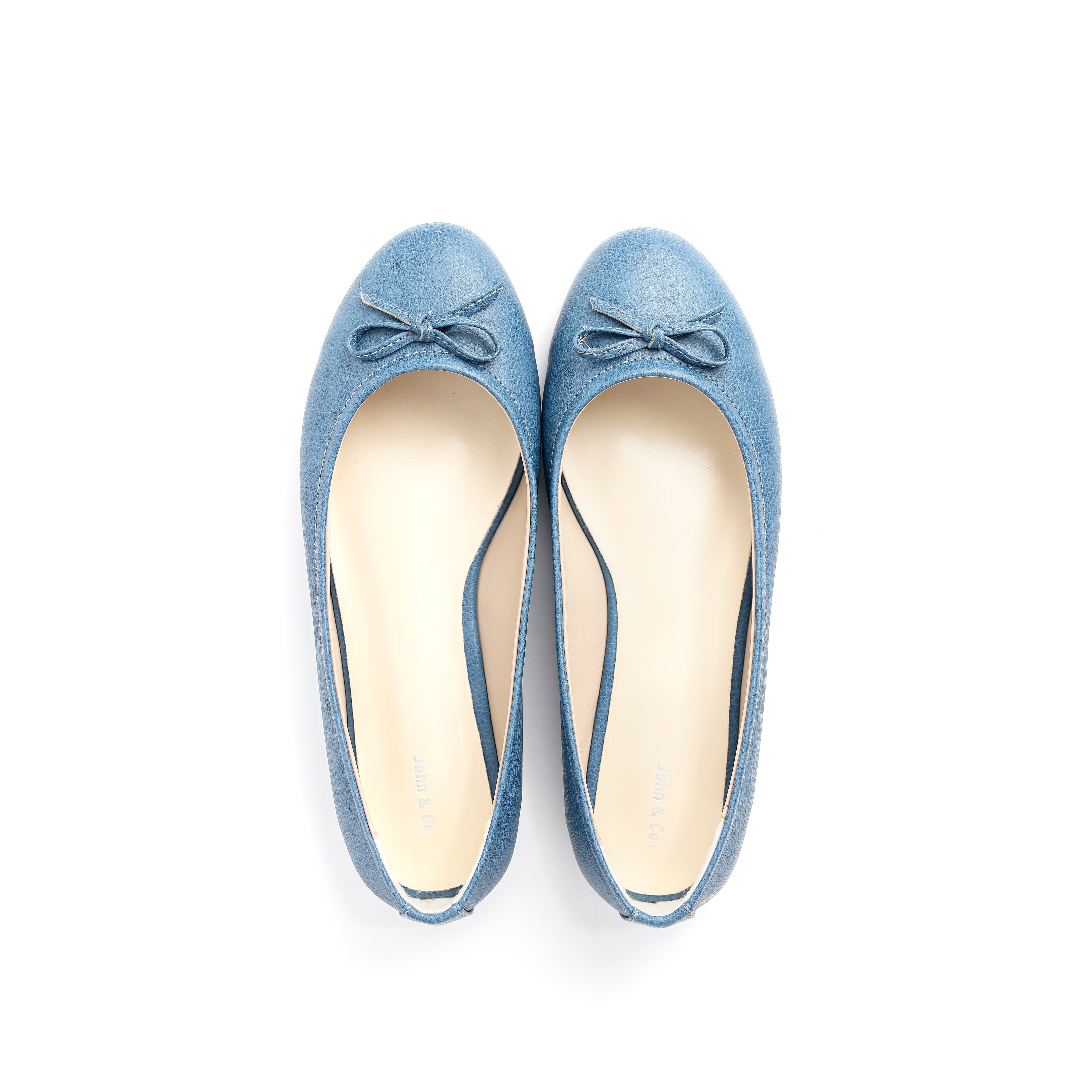 Whisper Bow Flats Blue