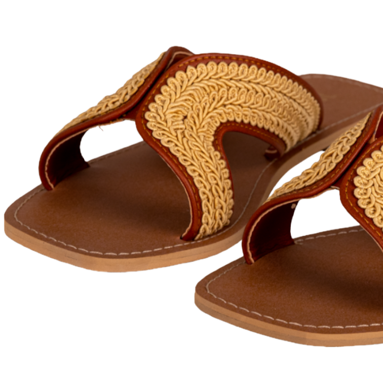 Sunset Slippers - Beige