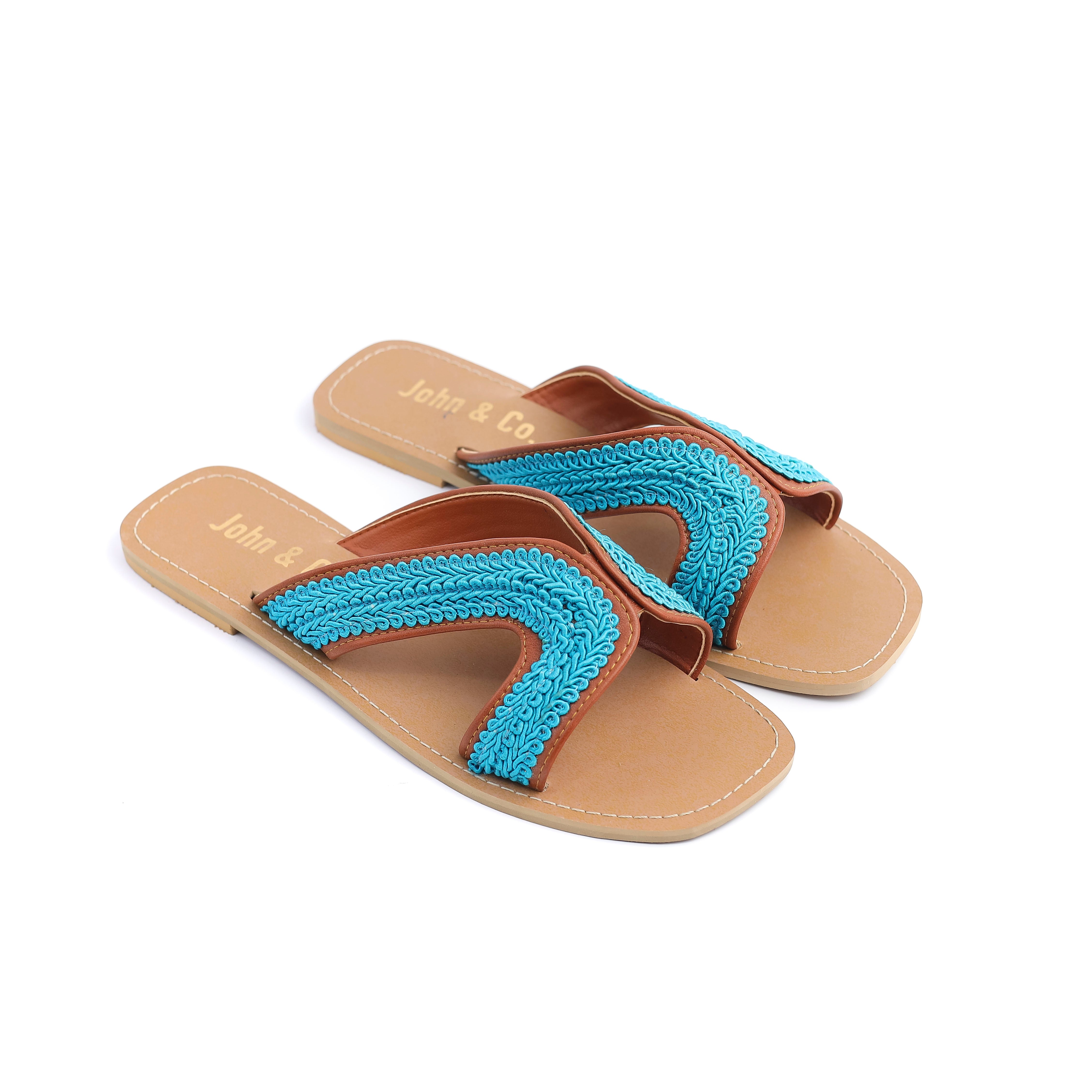 Sunset Slippers - Blue