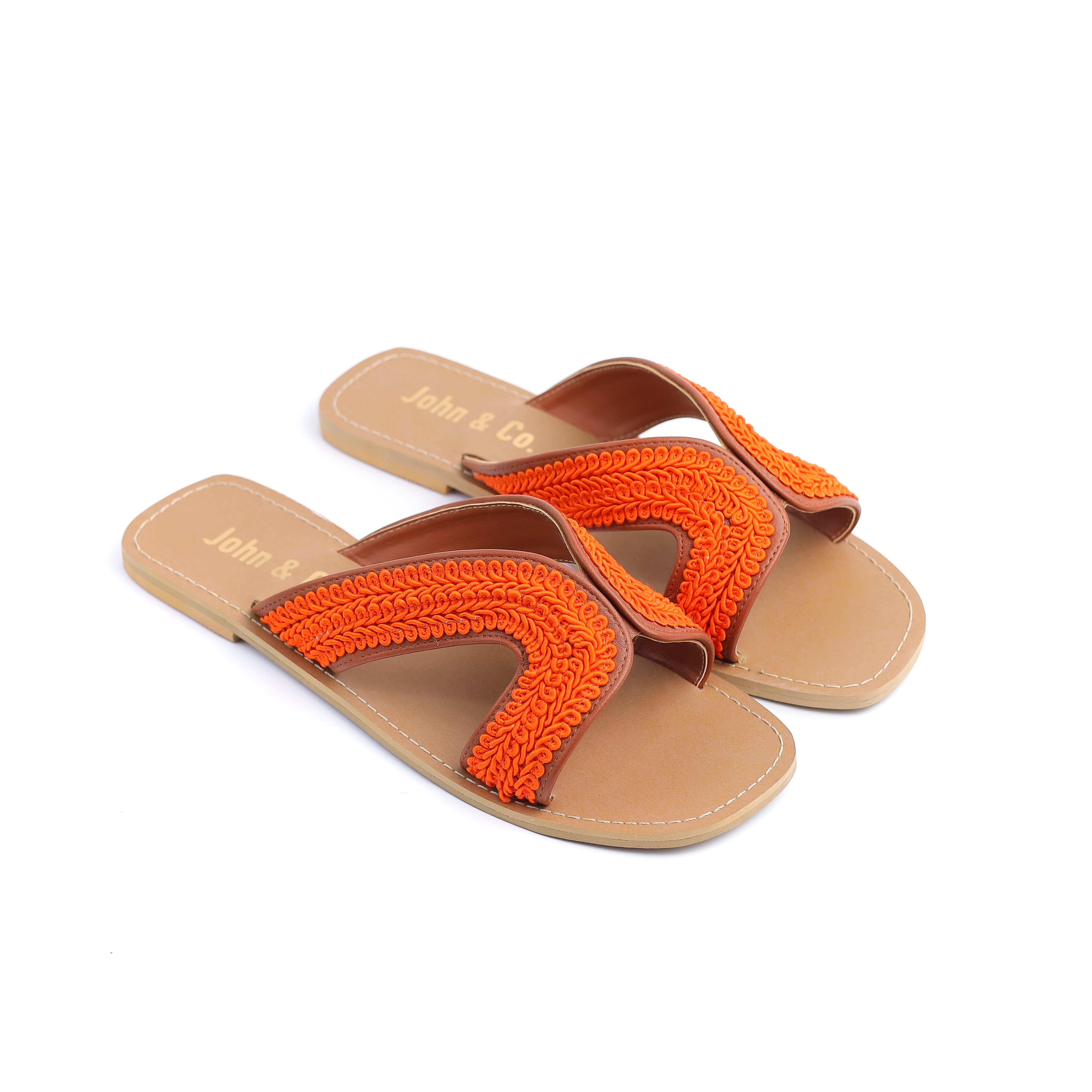 Sunset Slippers - Orange