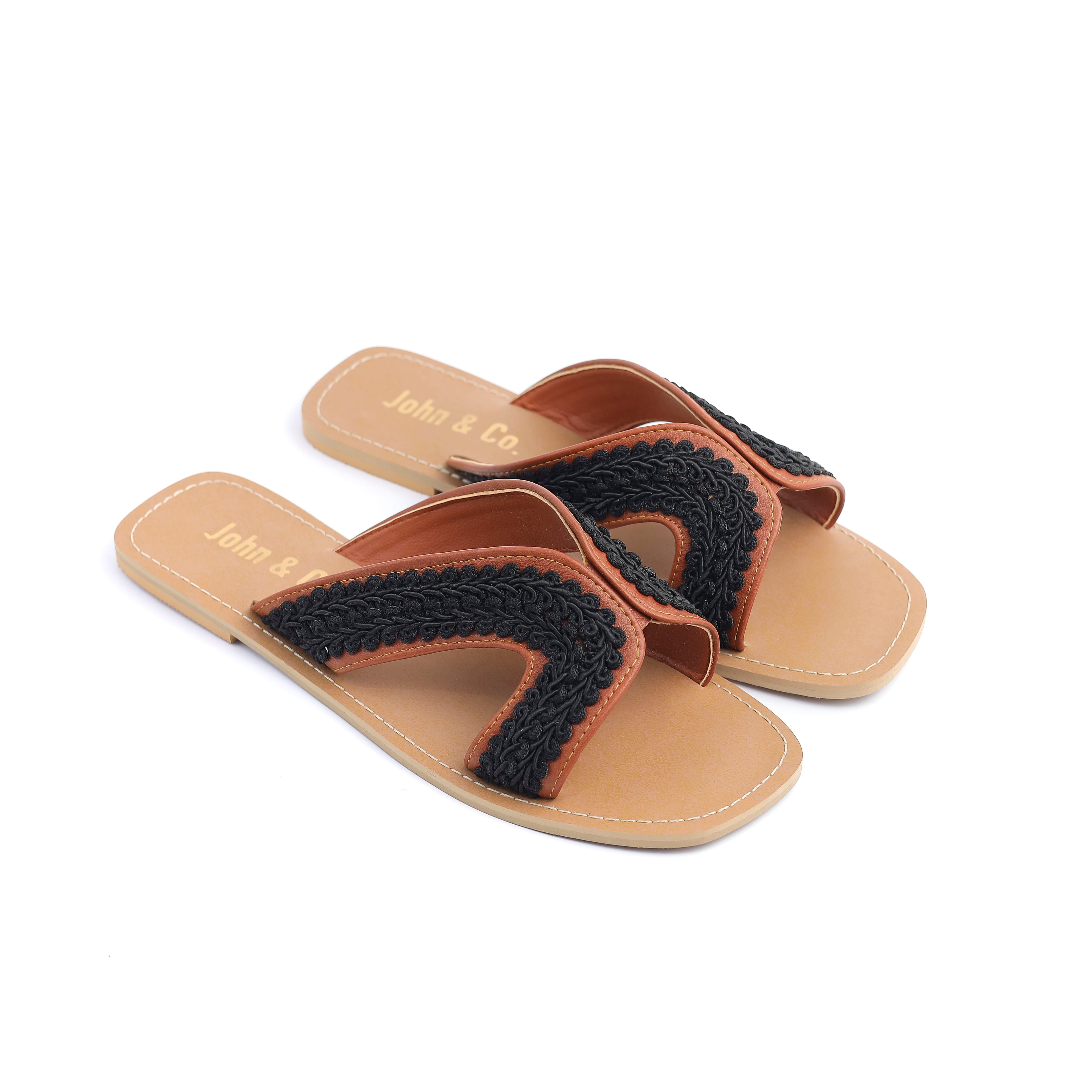 Sunset Slippers - Black