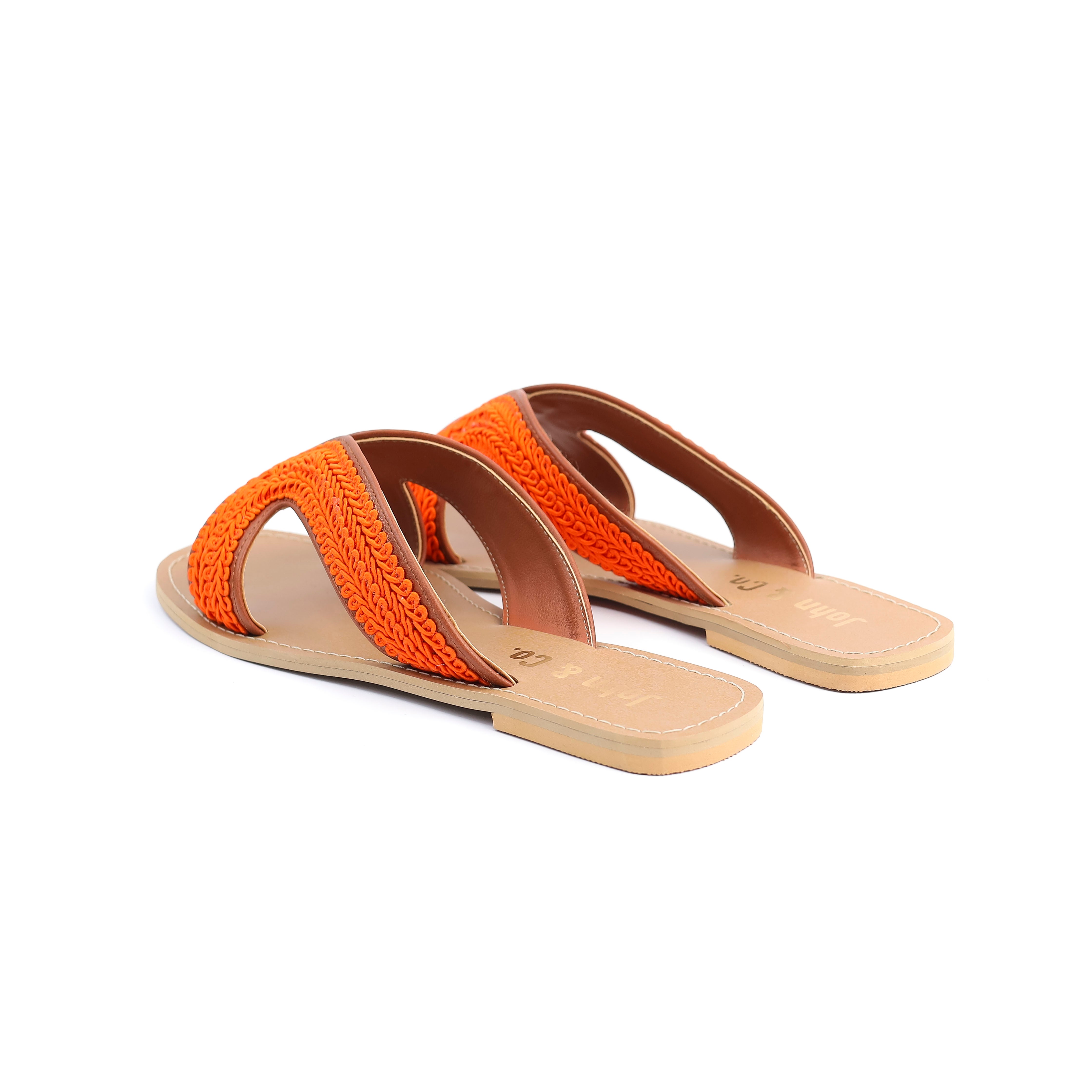 Sunset Slippers - Orange