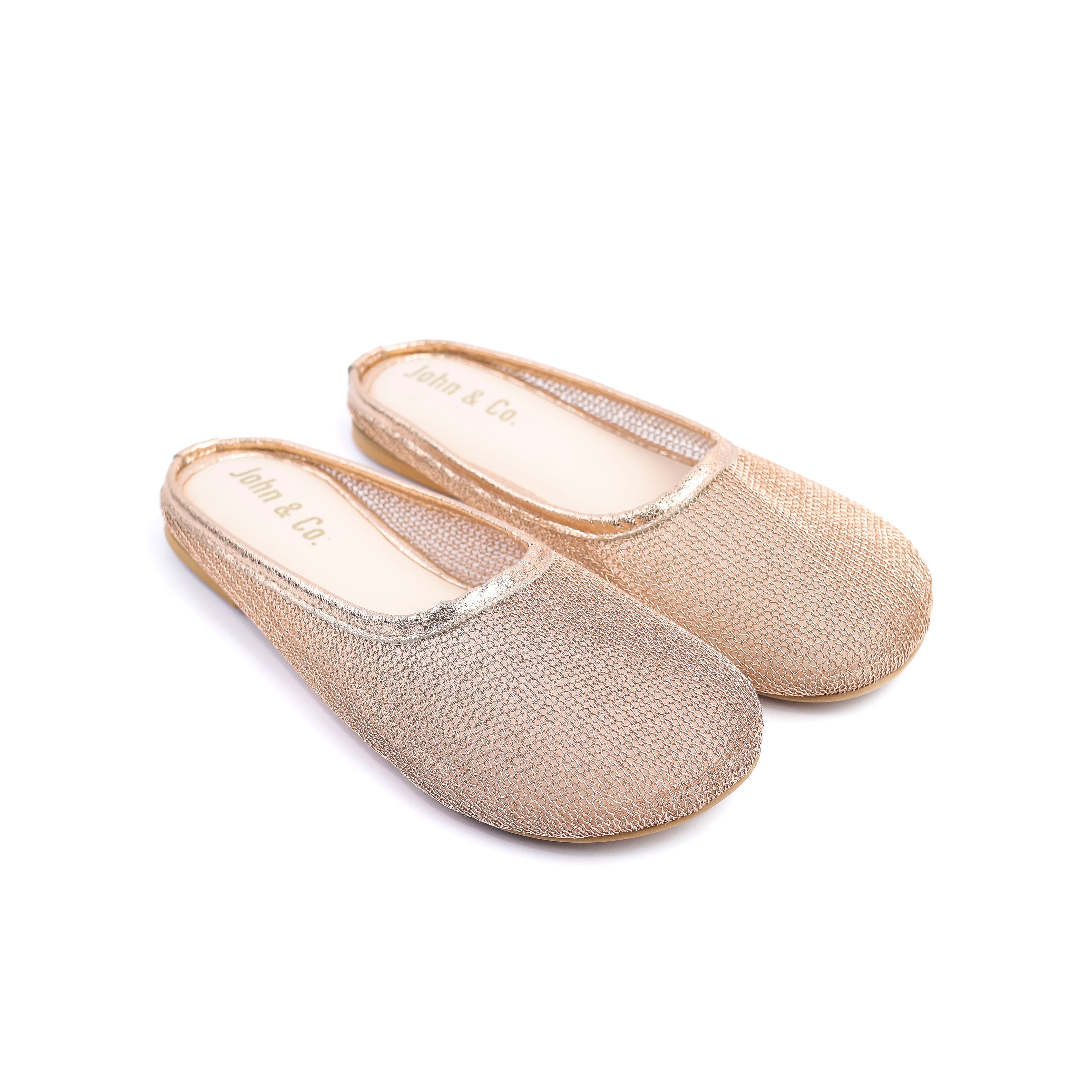 Veil Slippers Champagne