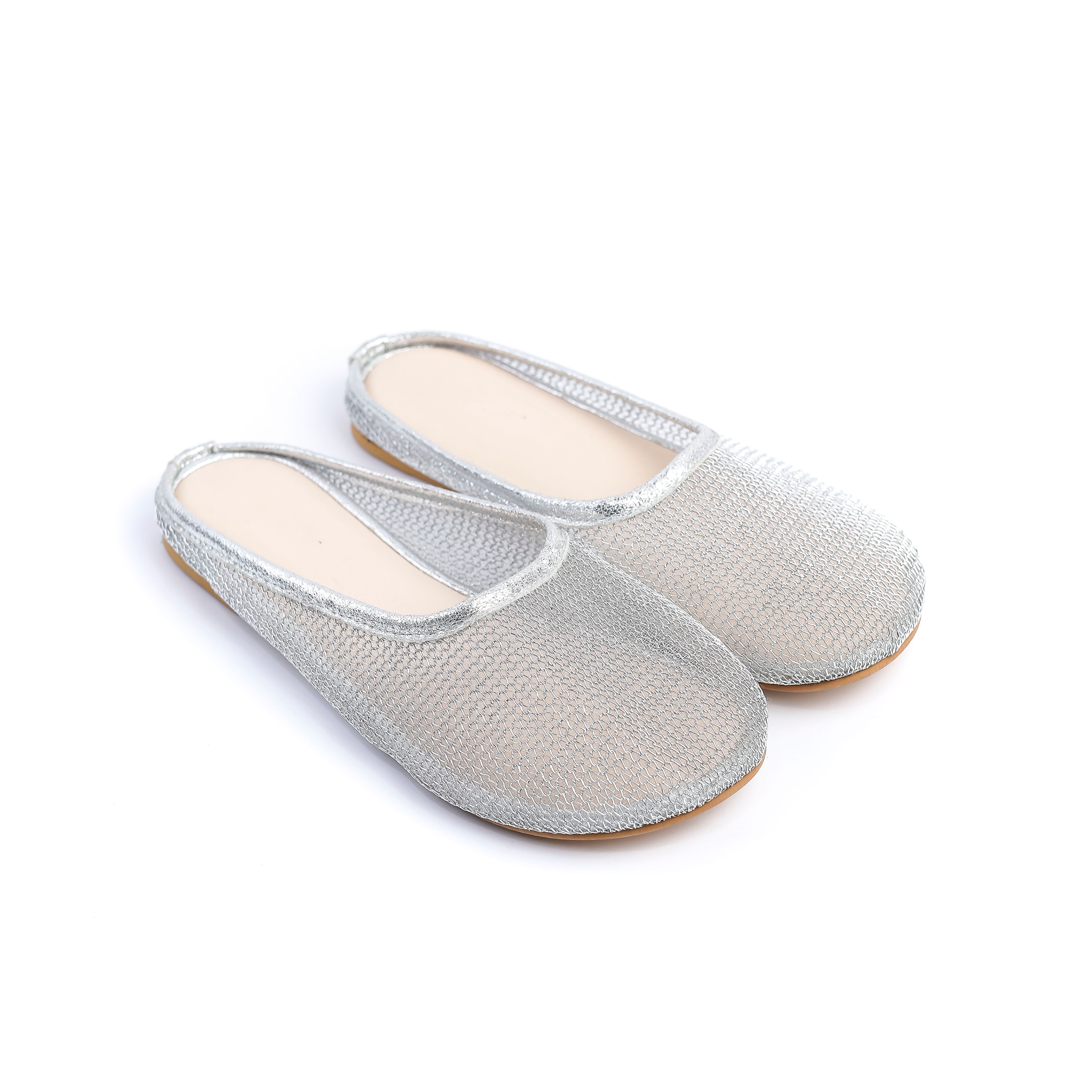 Veil Slippers Silver