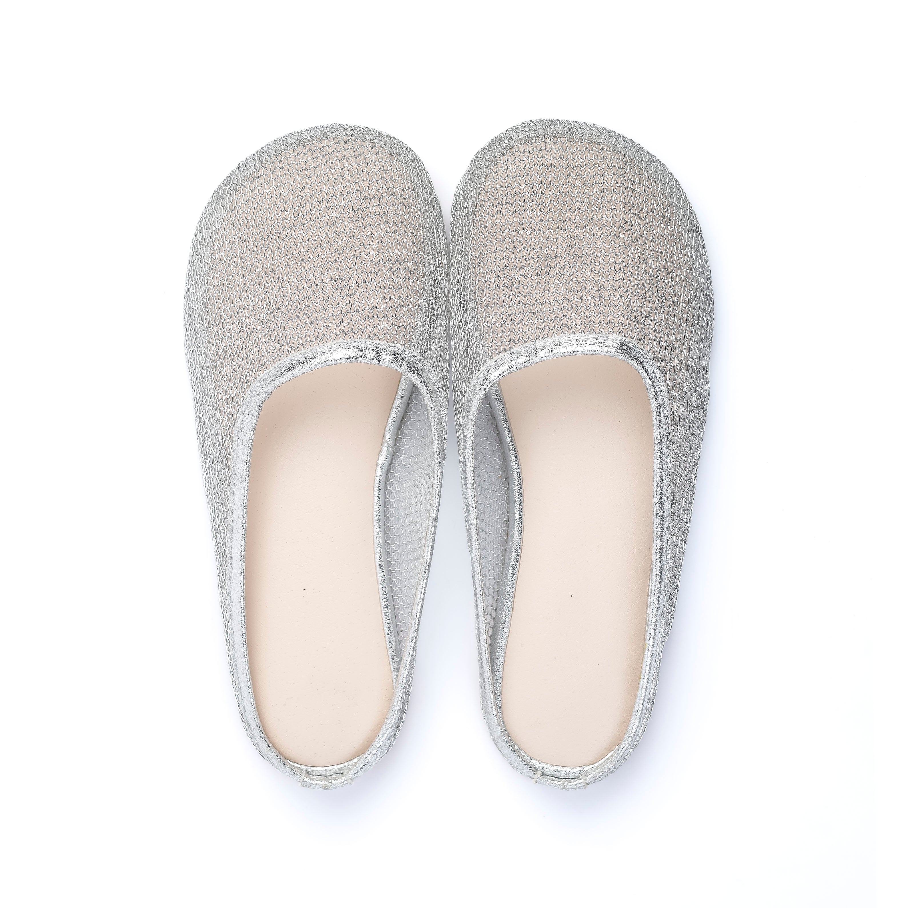 Veil Slippers Silver