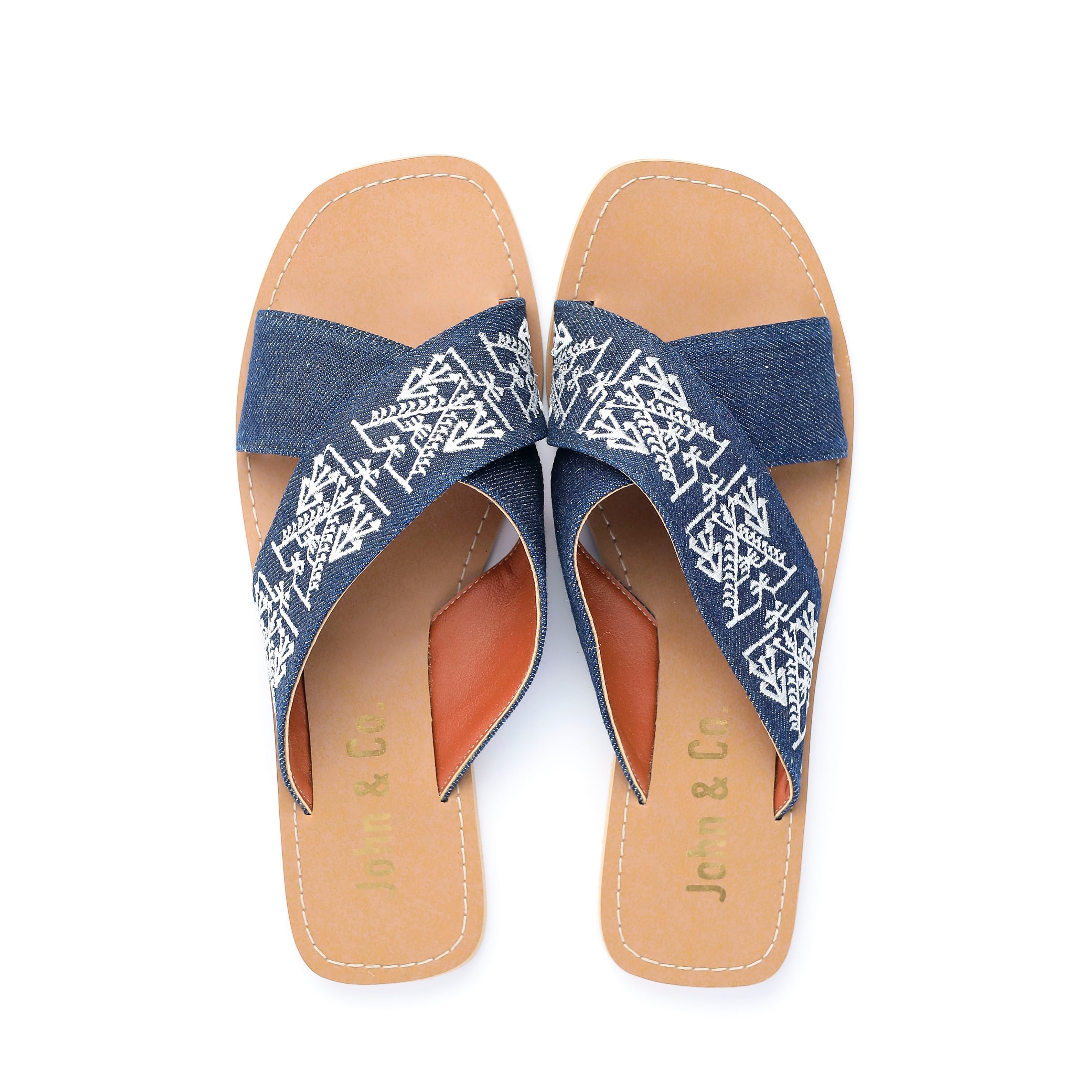 Bedouin Breeze Slippers Light Blue