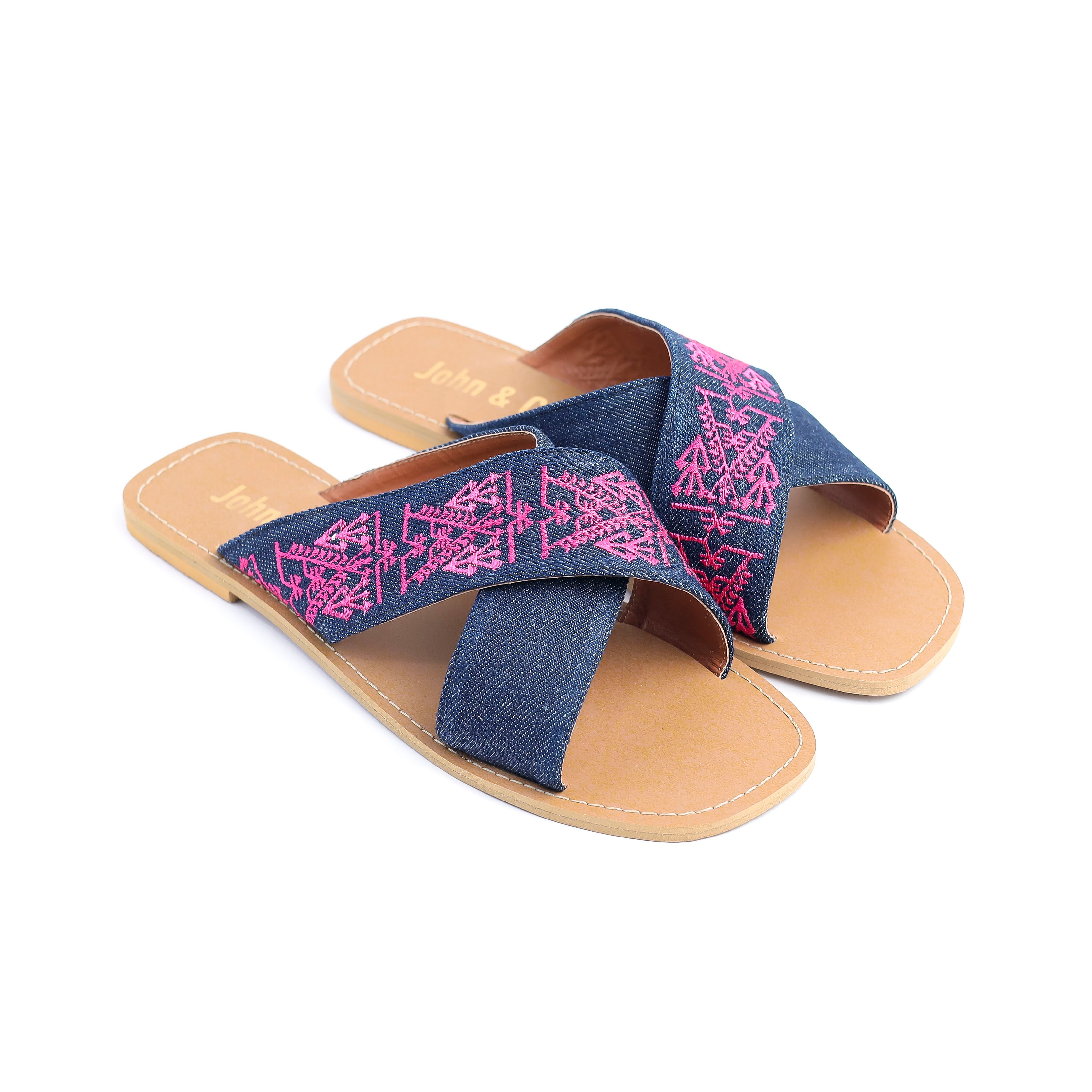 Bedouin Breeze Slippers Fuschia