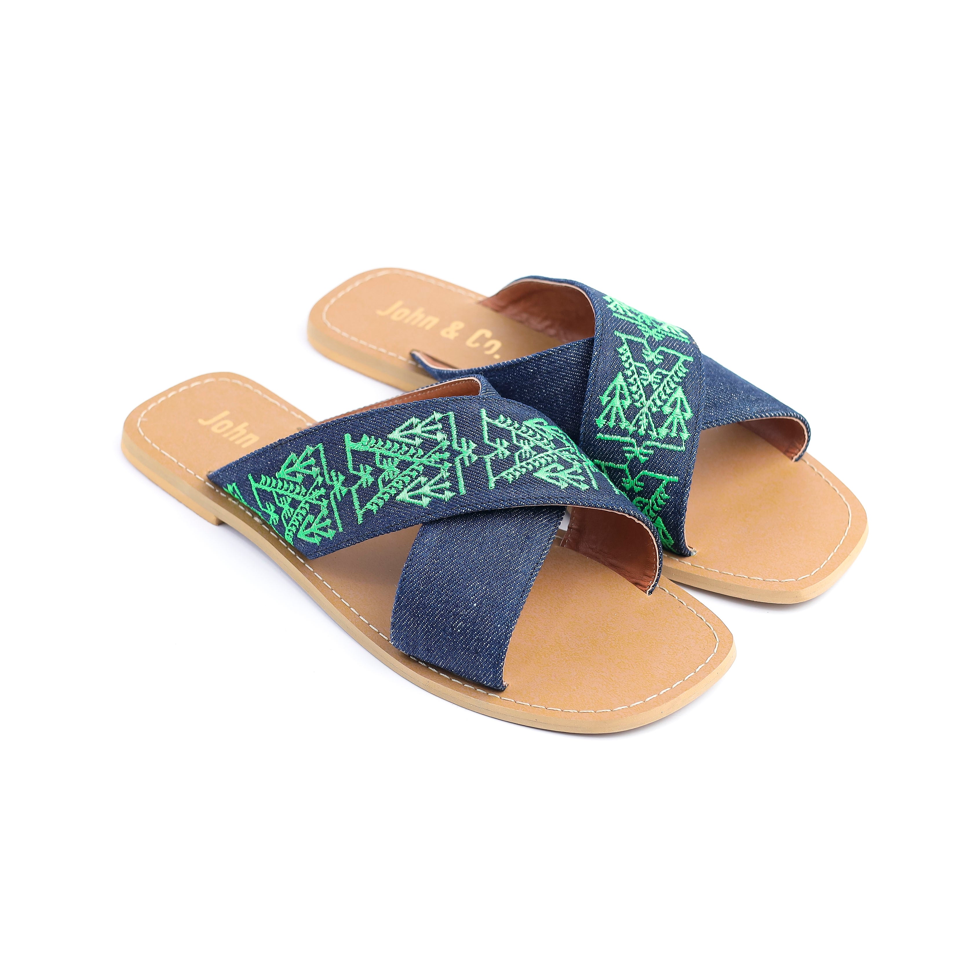 Bedouin Breeze Slippers Green