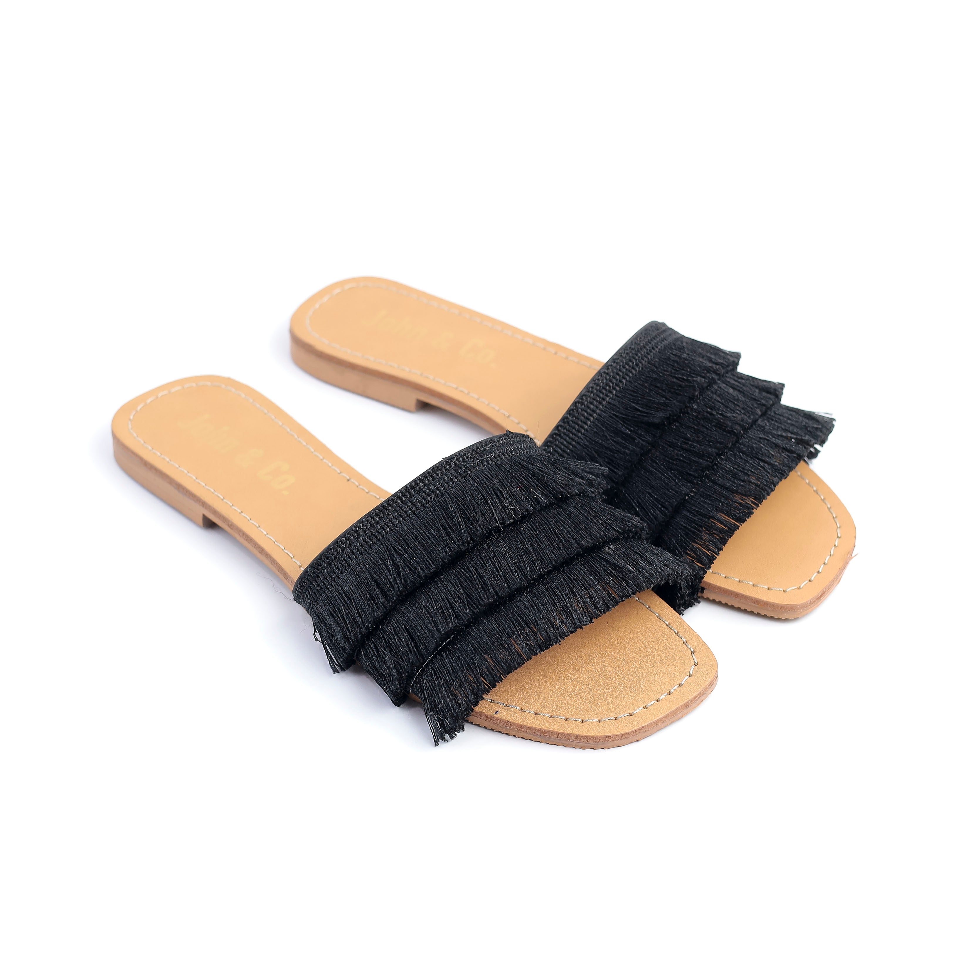 Coastal Breeze Slippers Black