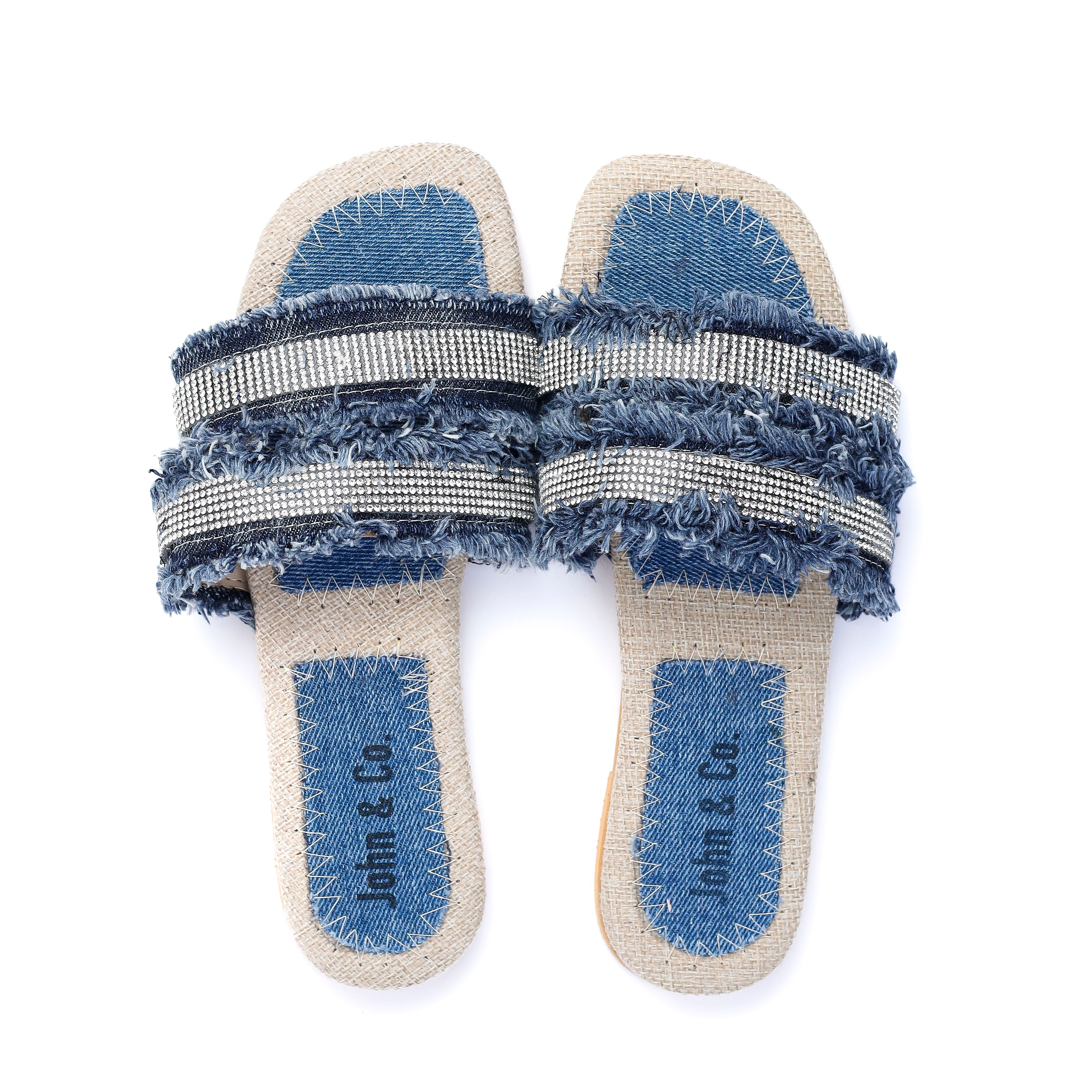 Glitter wave slipper Blue