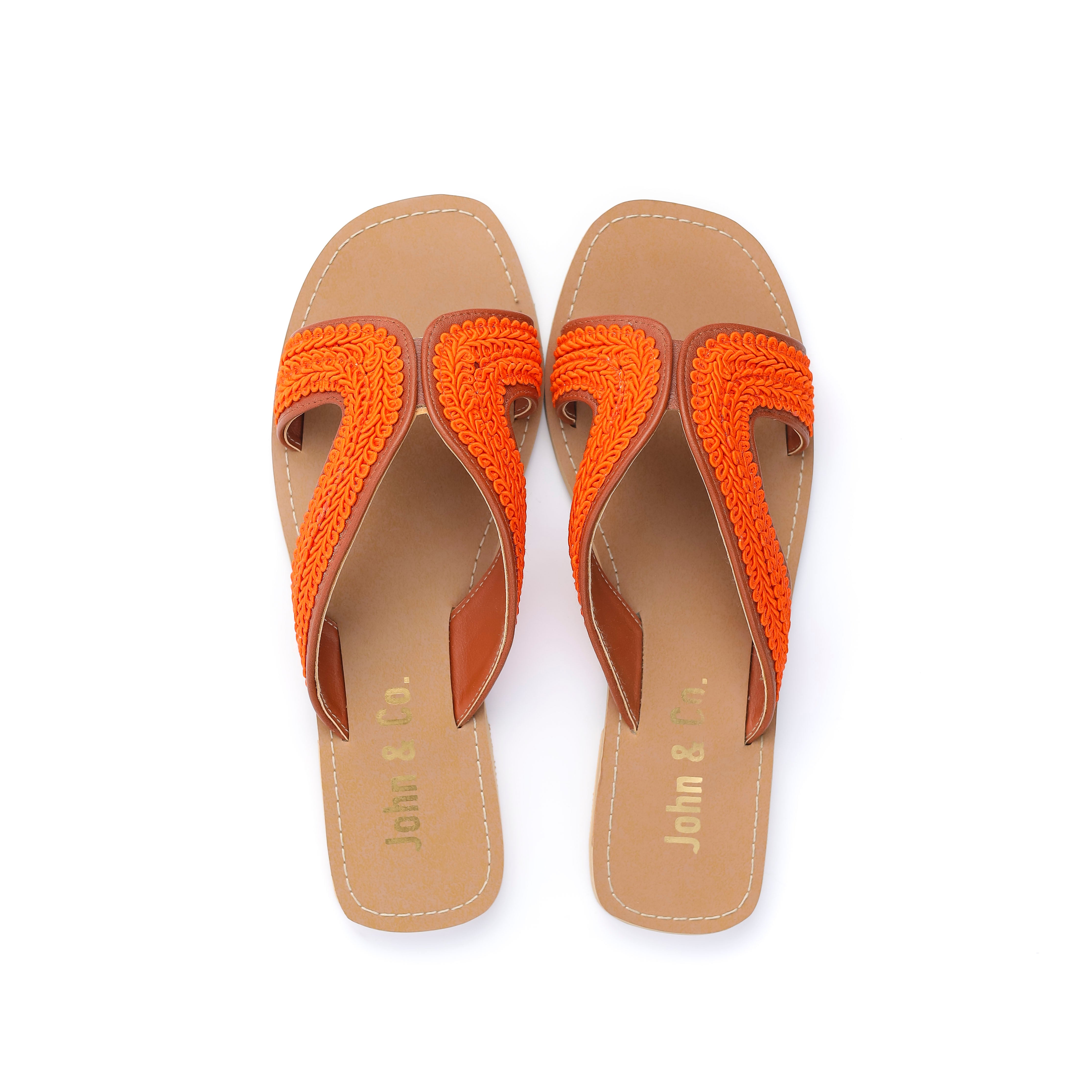 Sunset Slippers - Orange