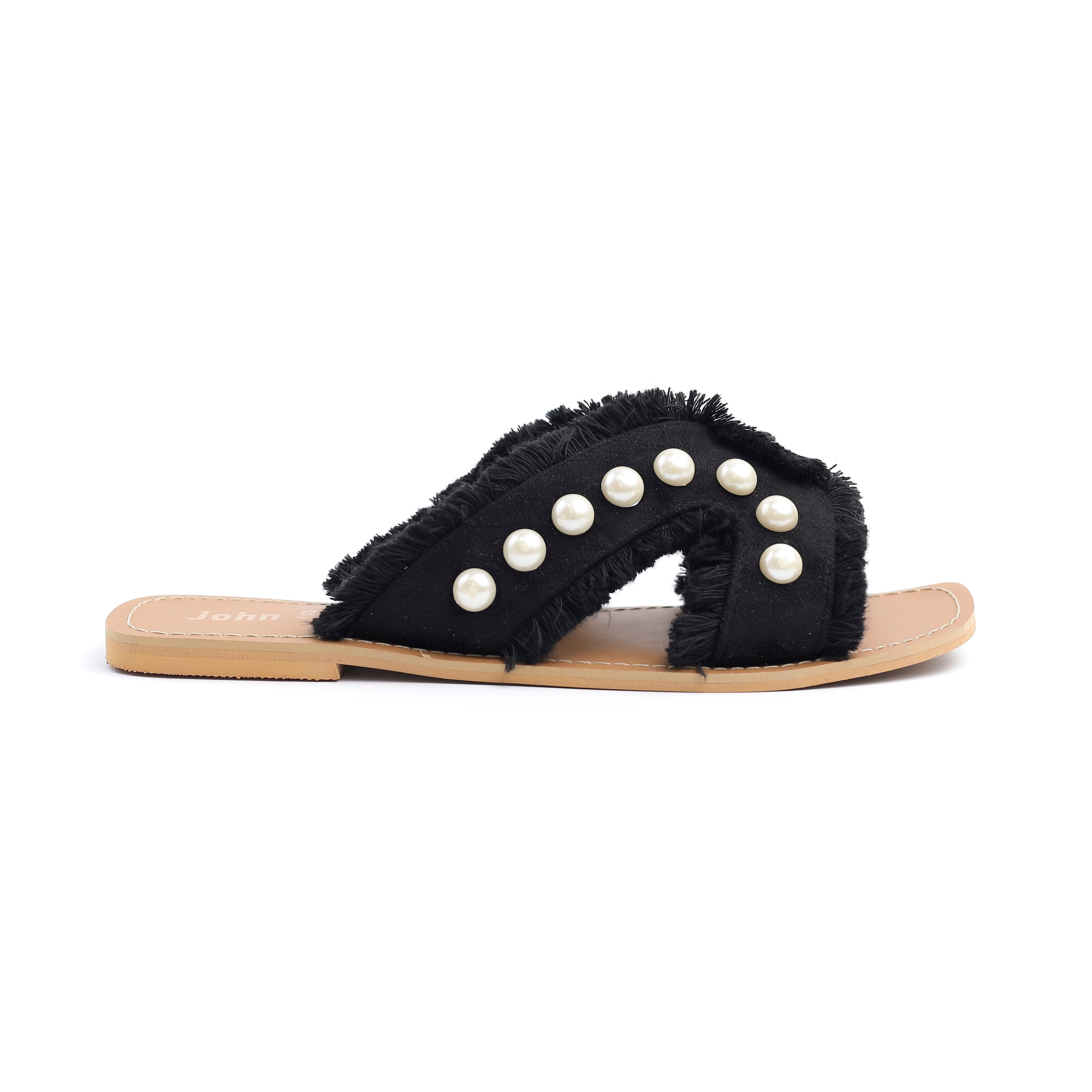 PearlOasis Slippers Black