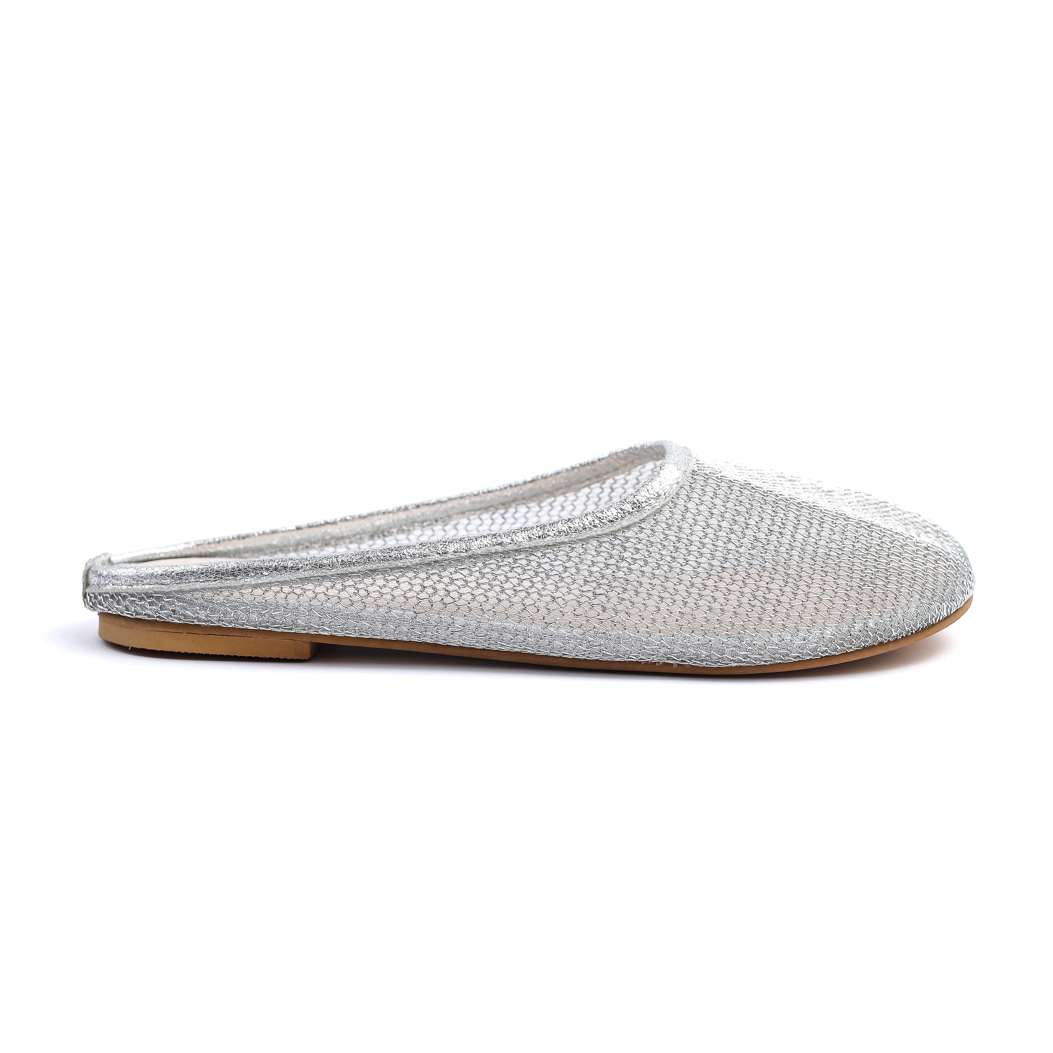 Veil Slippers Silver