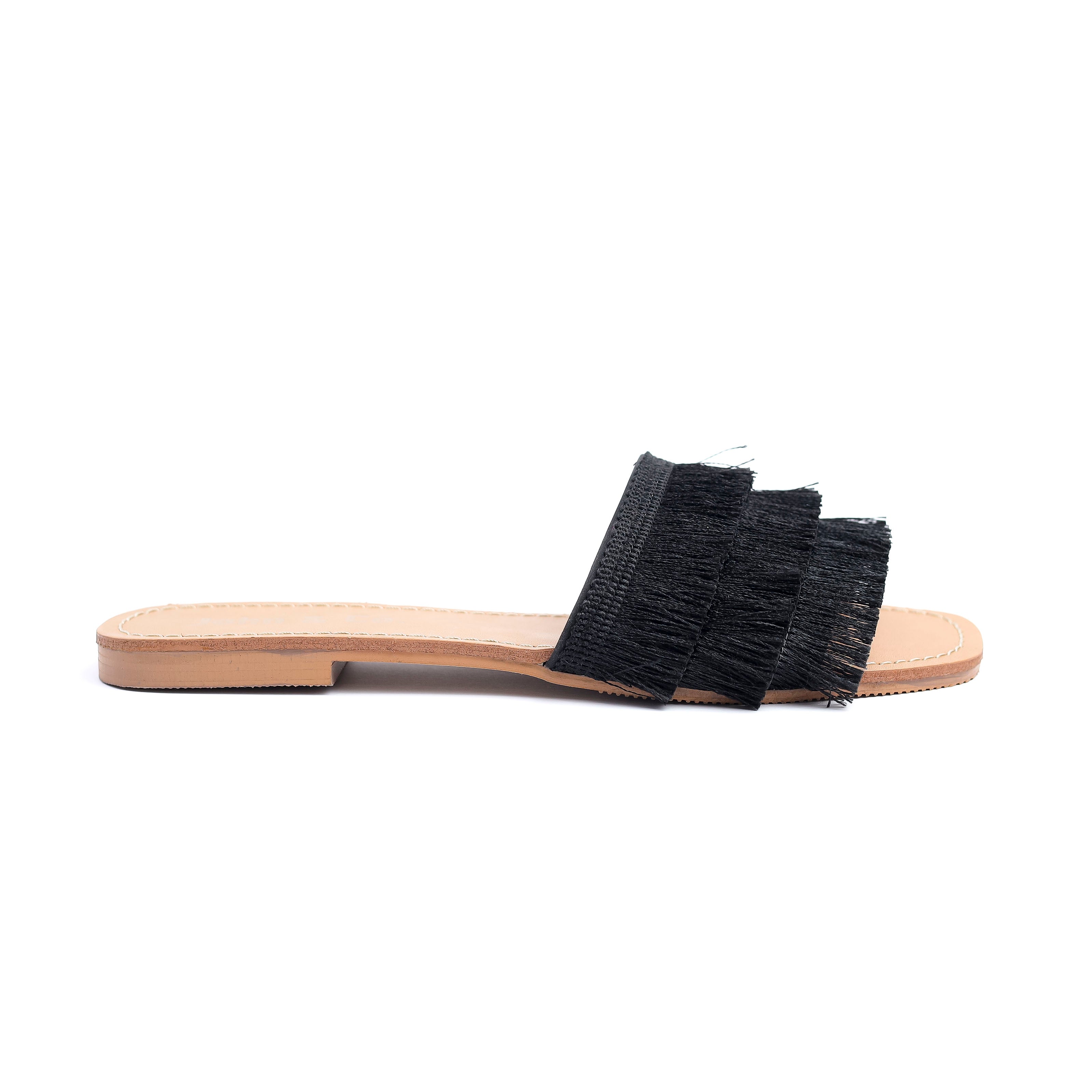 Coastal Breeze Slippers Black