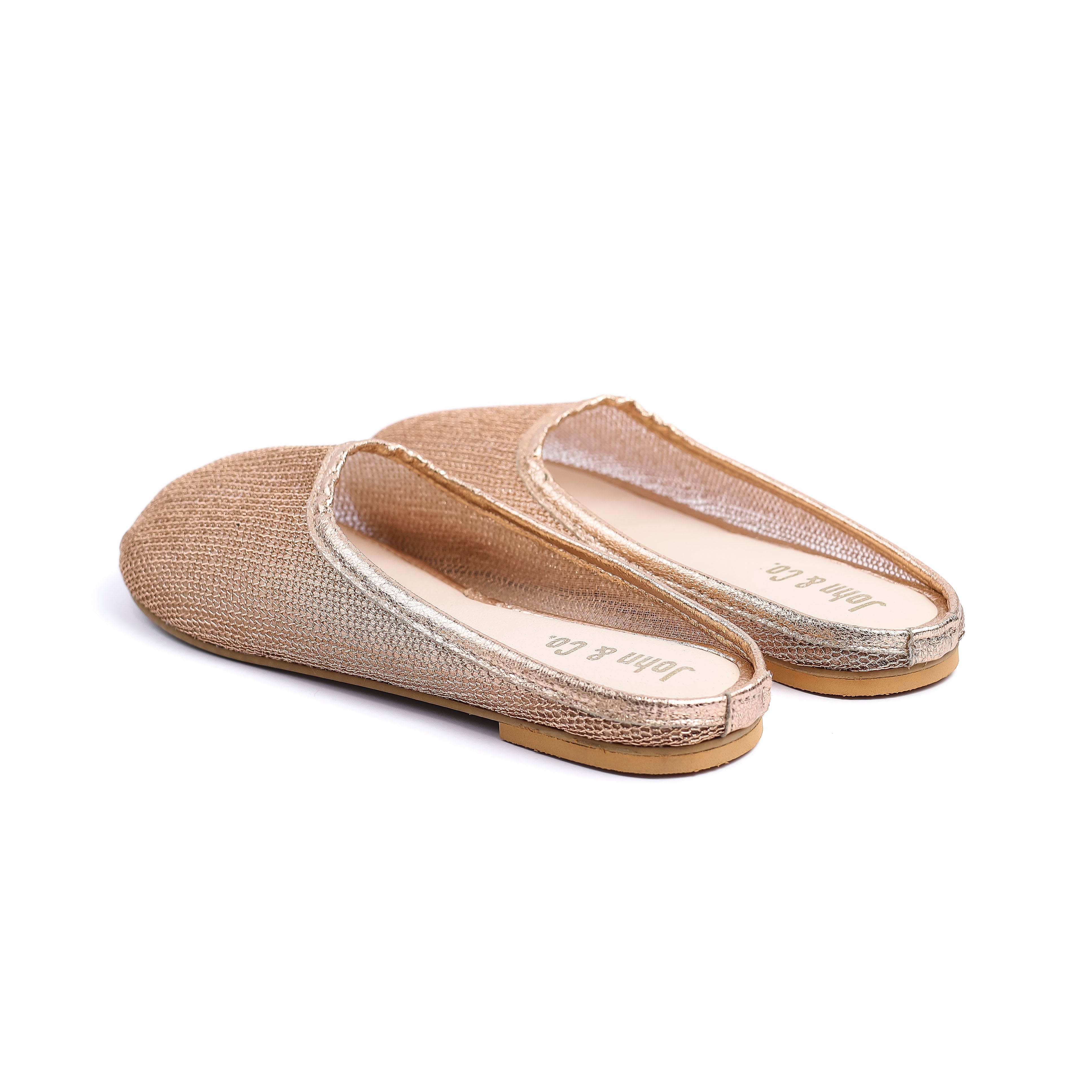 Veil Slippers Champagne