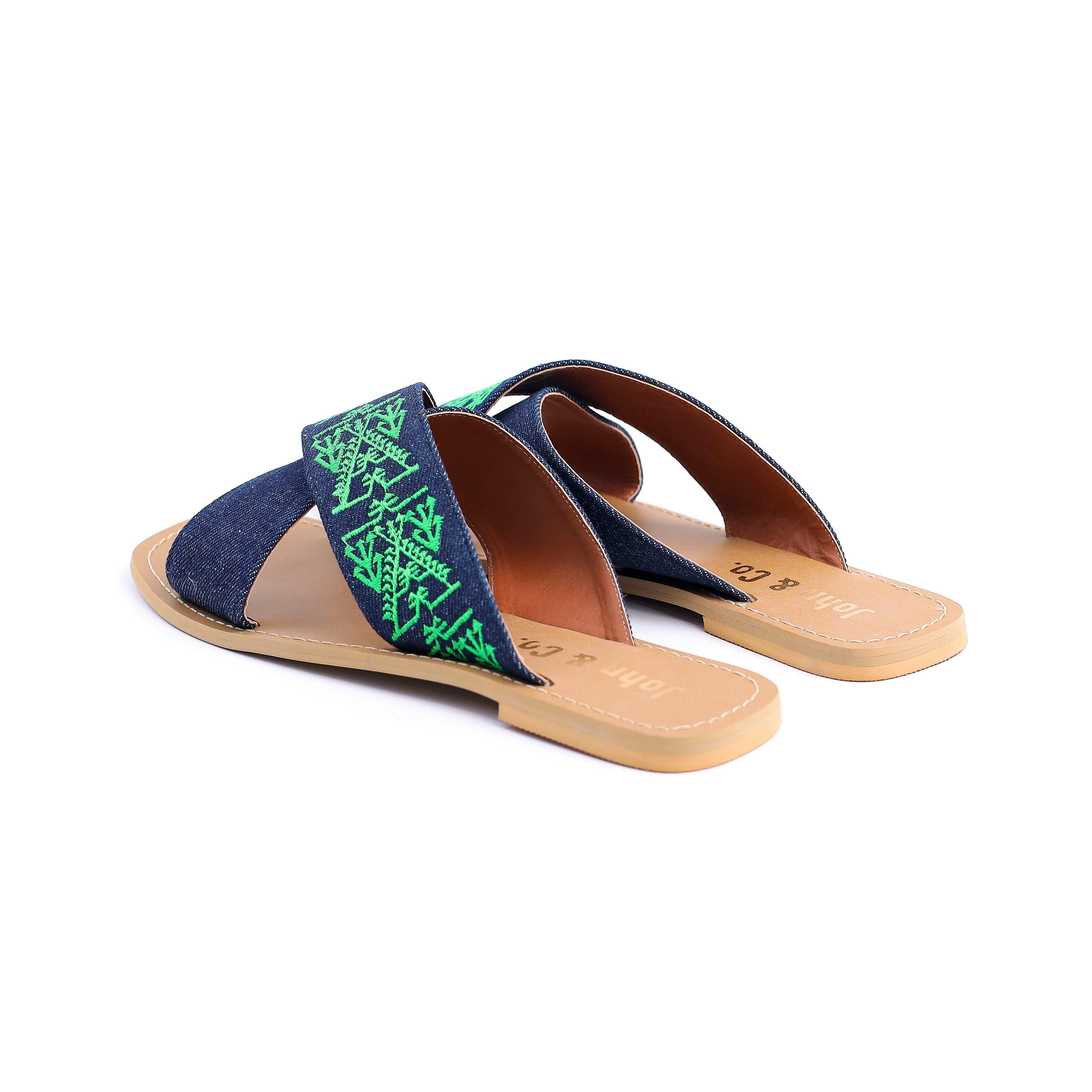 Bedouin Breeze Slippers Green