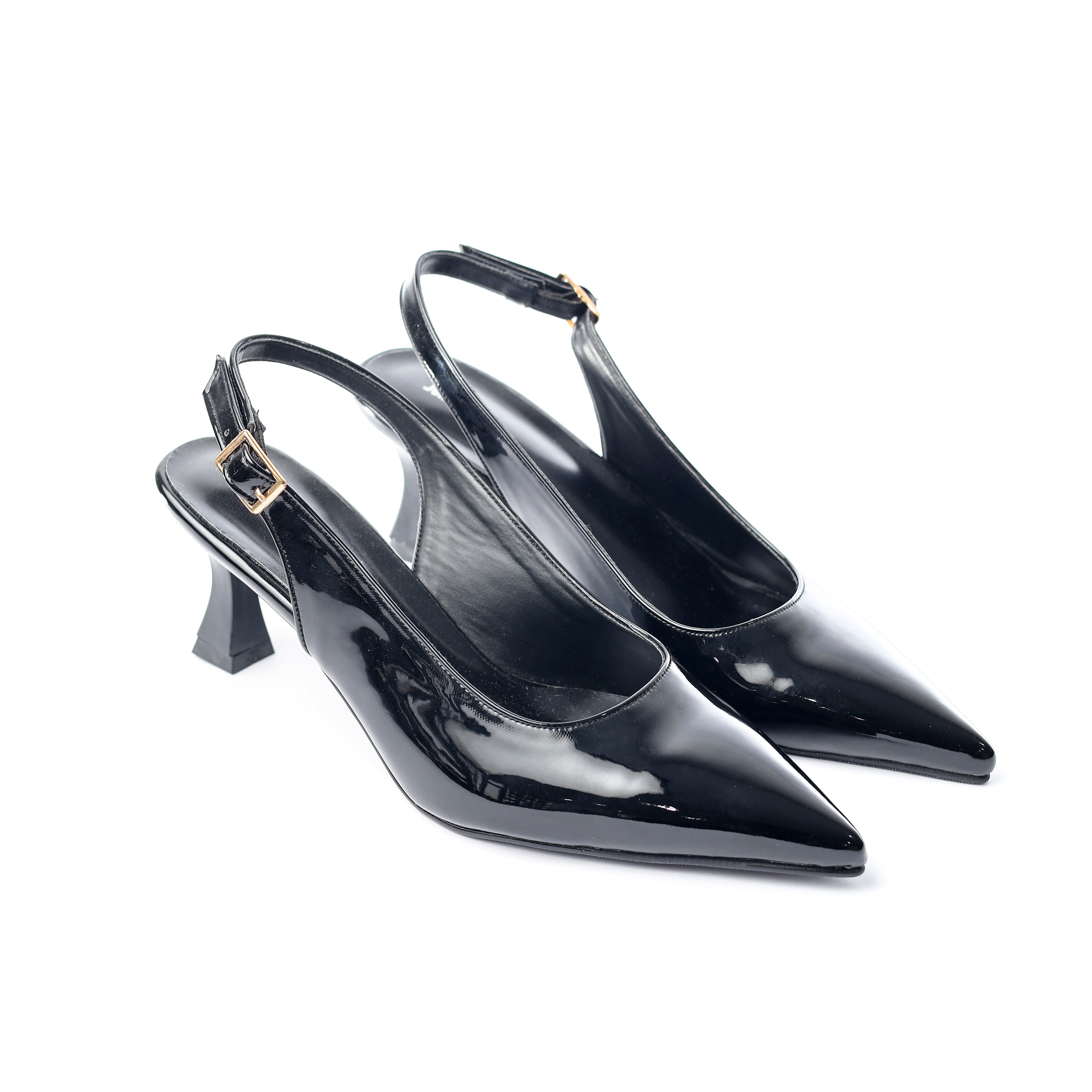 Chic Slingback Stilettos Black