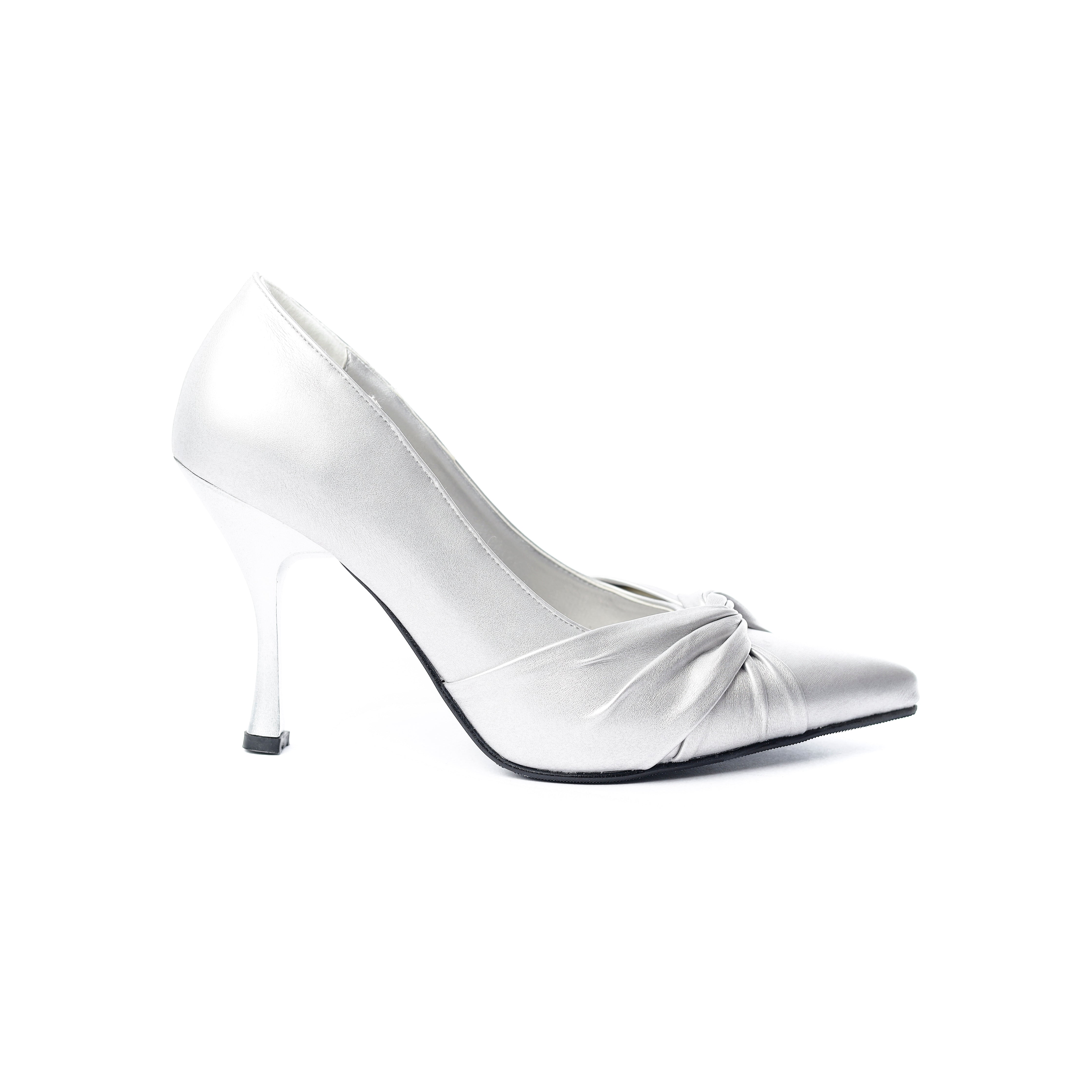 Elegance Knot Heels Silver