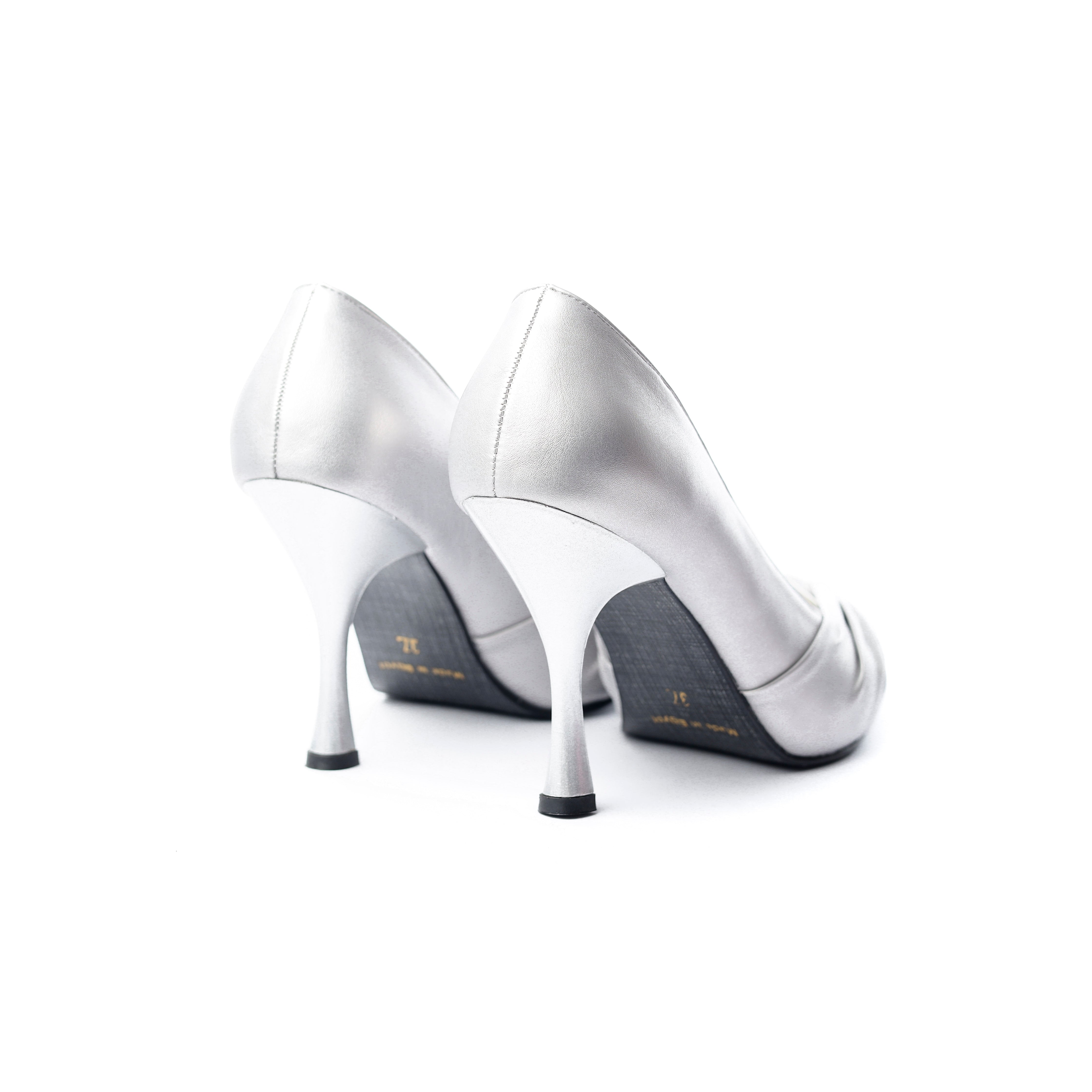 Elegance Knot Heels Silver