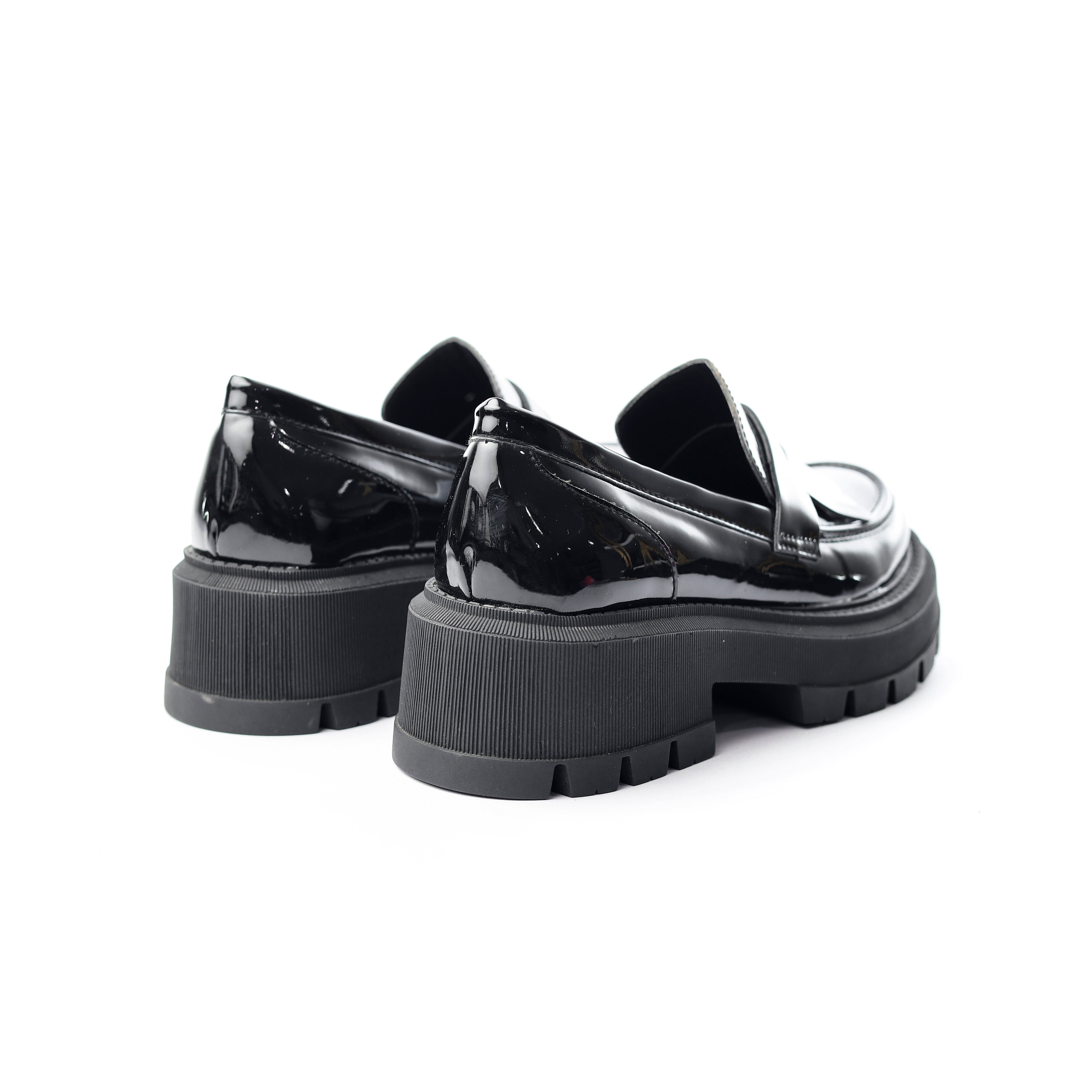 Onyx Shine Loafers Black