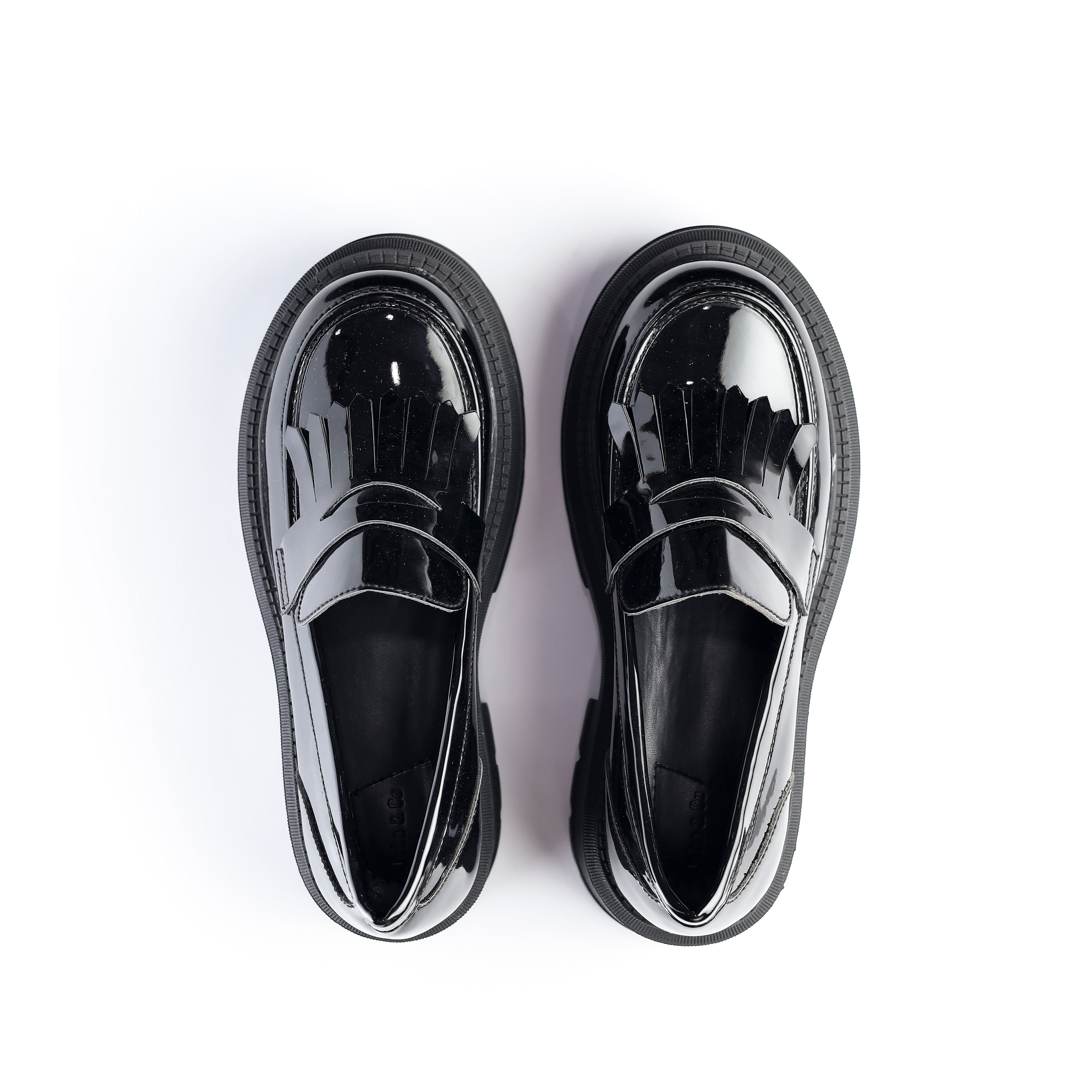 Onyx Shine Loafers Black