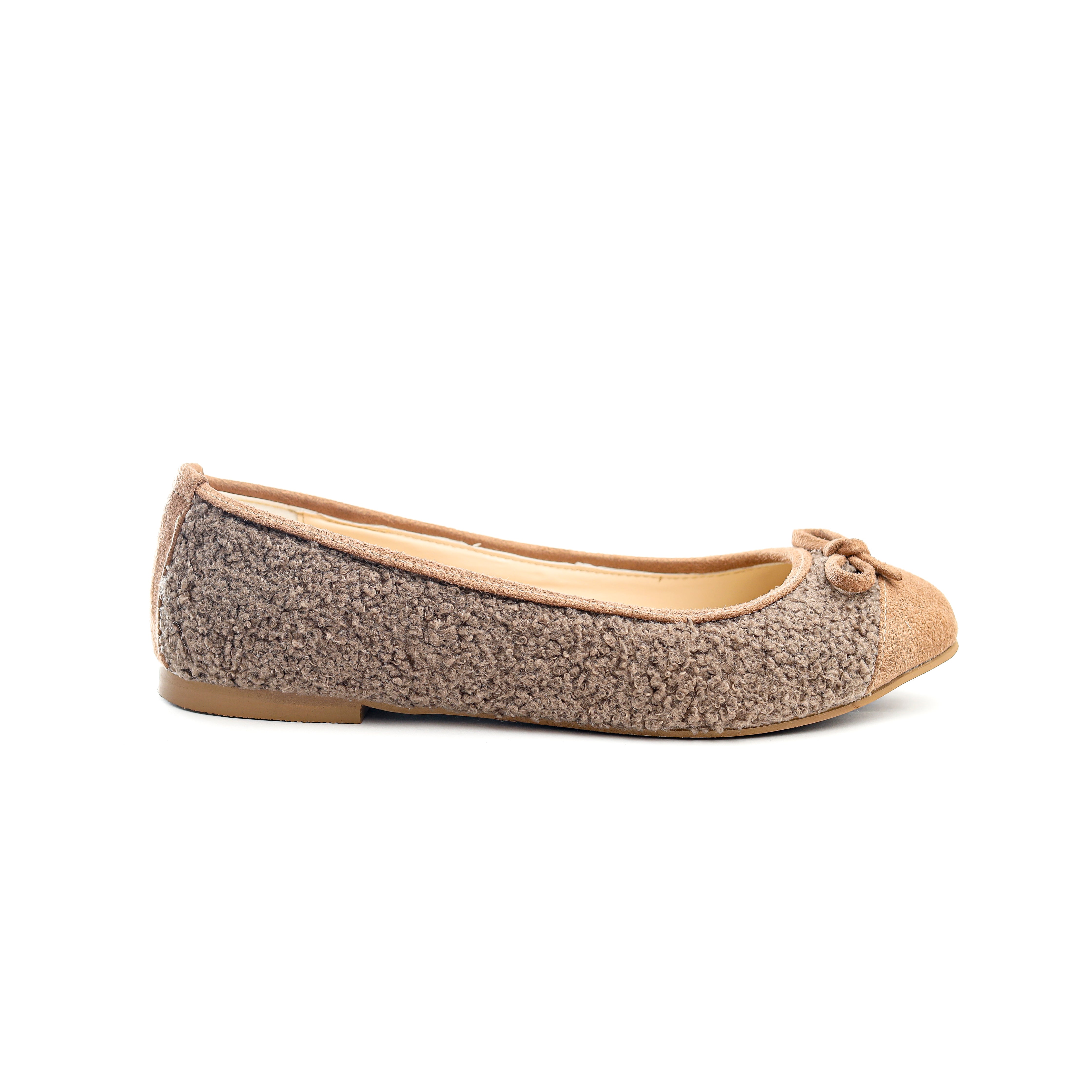 Neutral Fleece Flat coffe