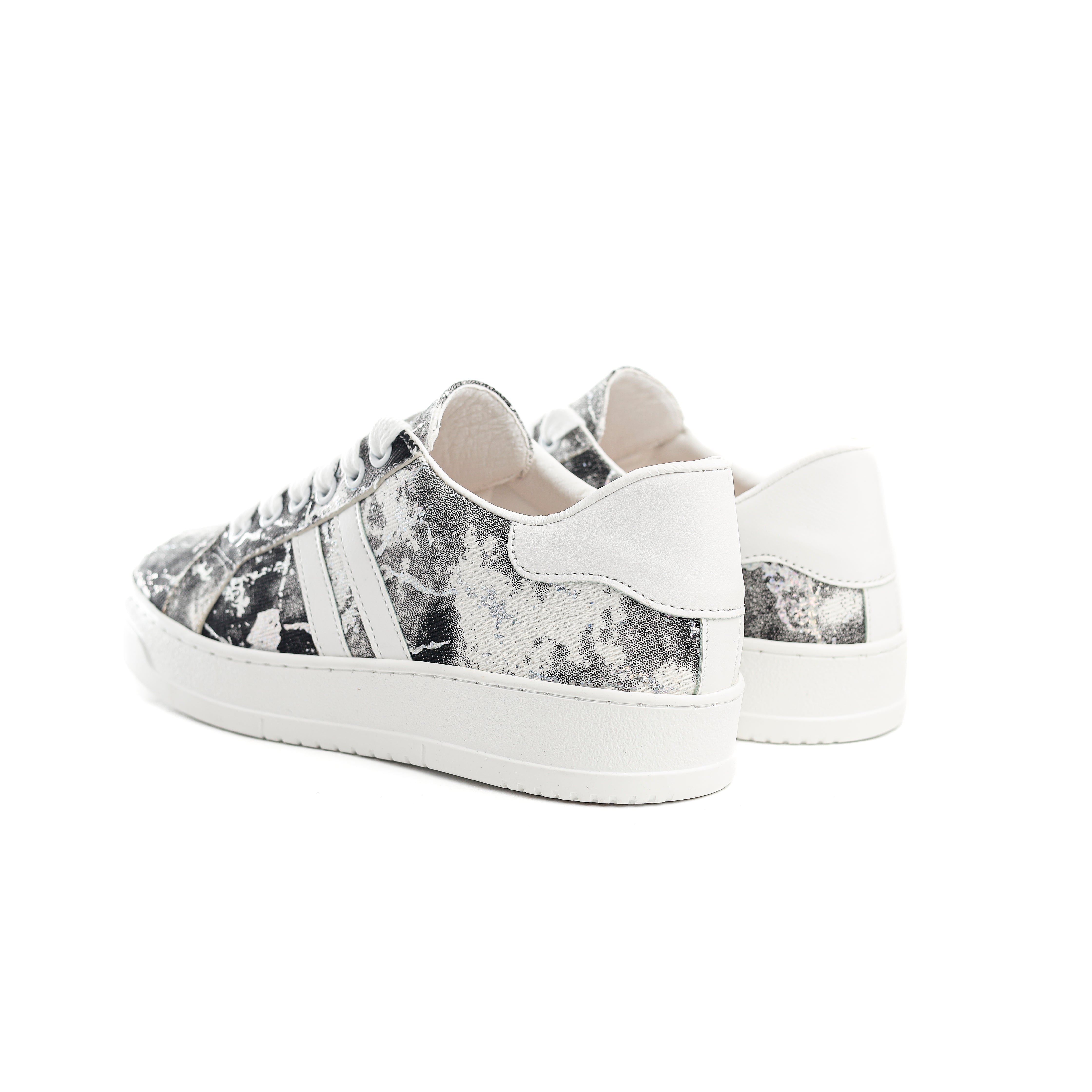 Tie-Dye Casual Sneakers "Black"