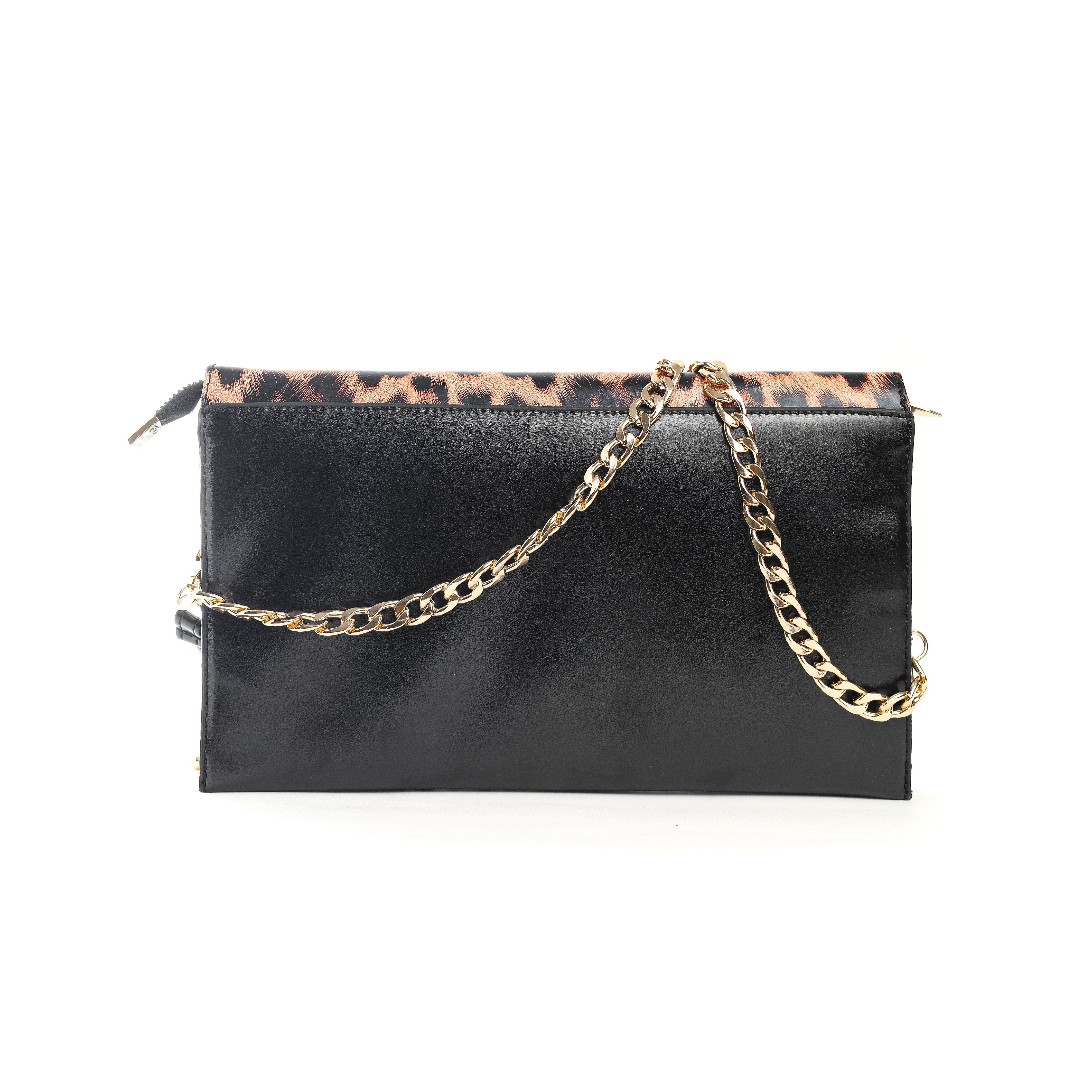 Wild Elegance Clutch Brown