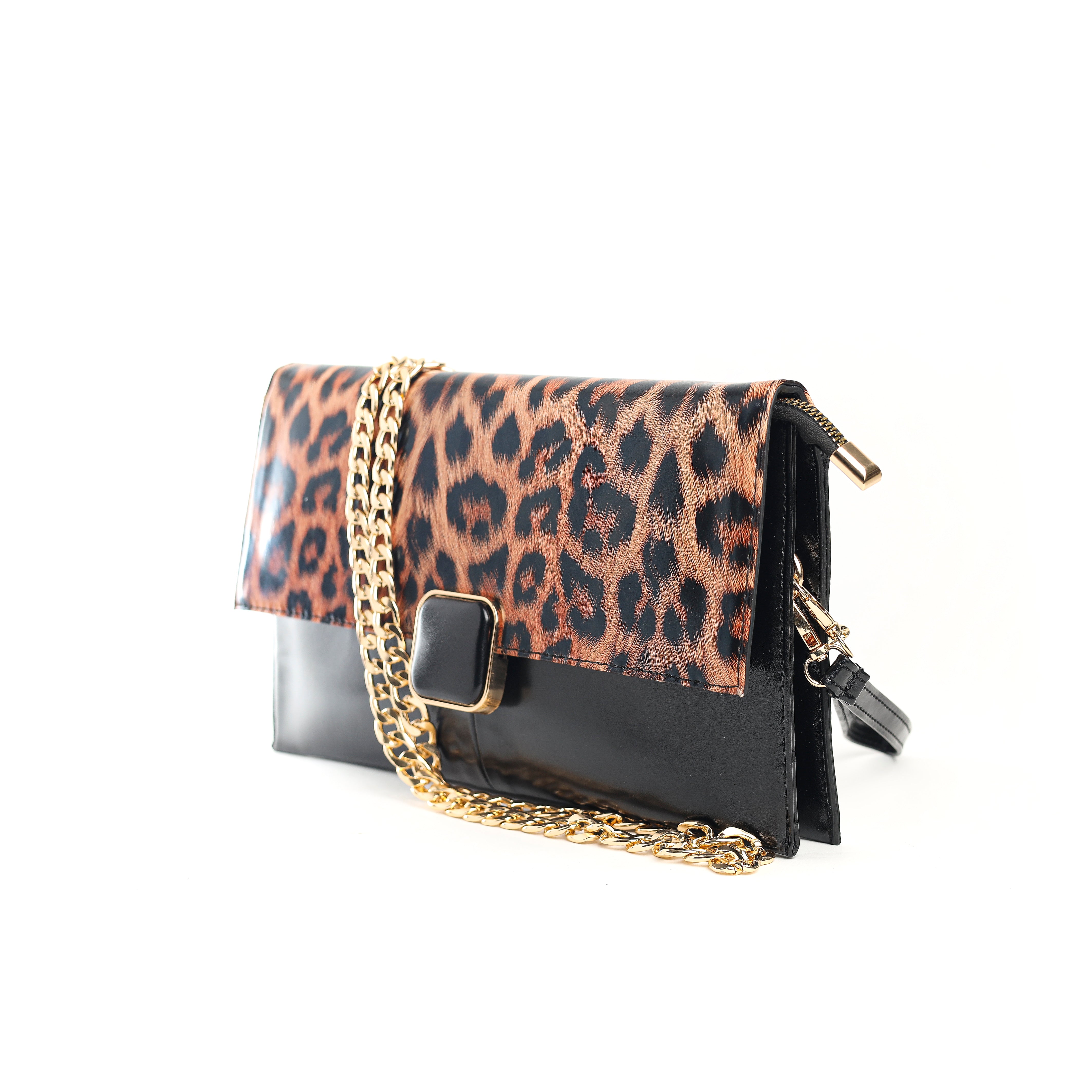 Wild Elegance Clutch Brown