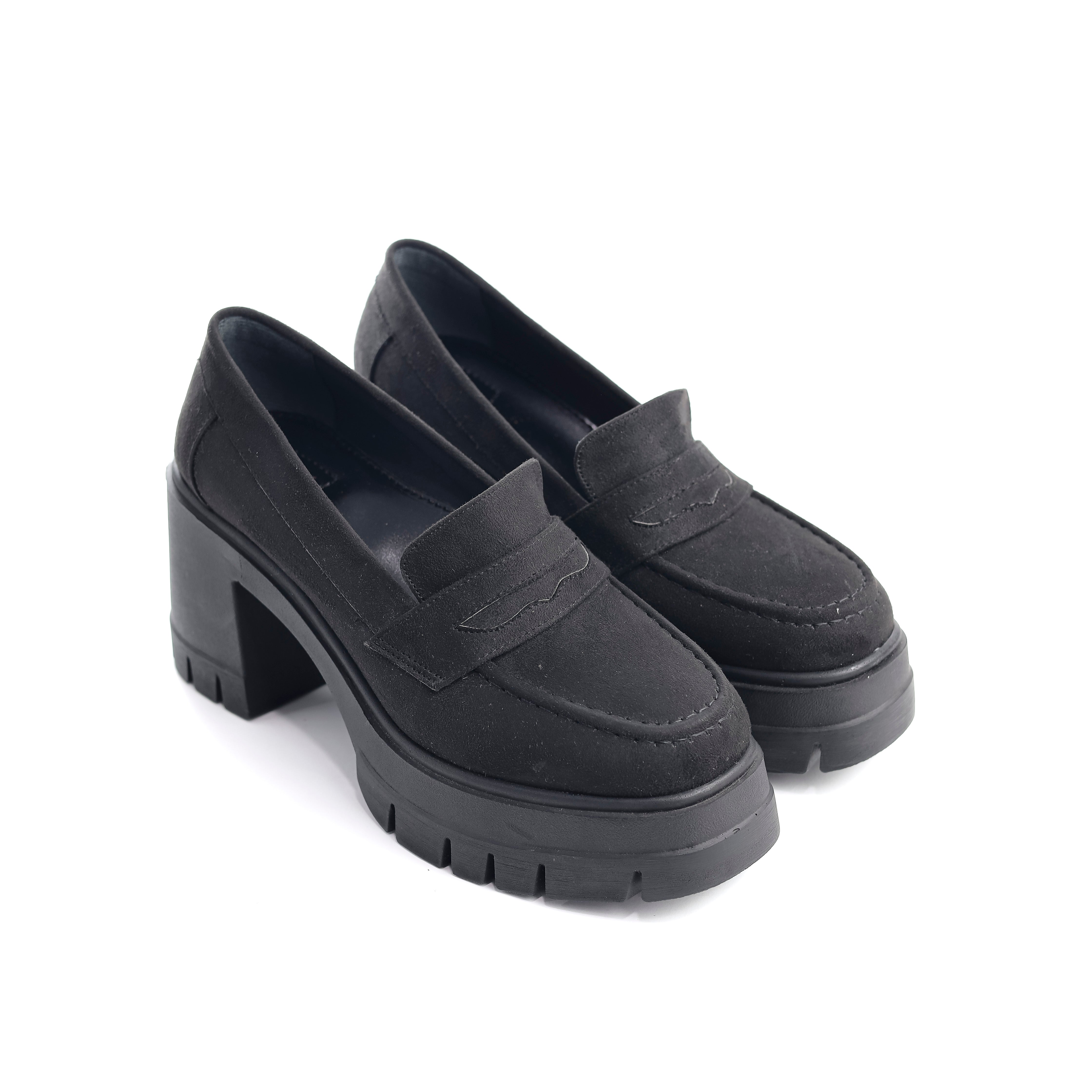 Casual Moccasin Loafers Black