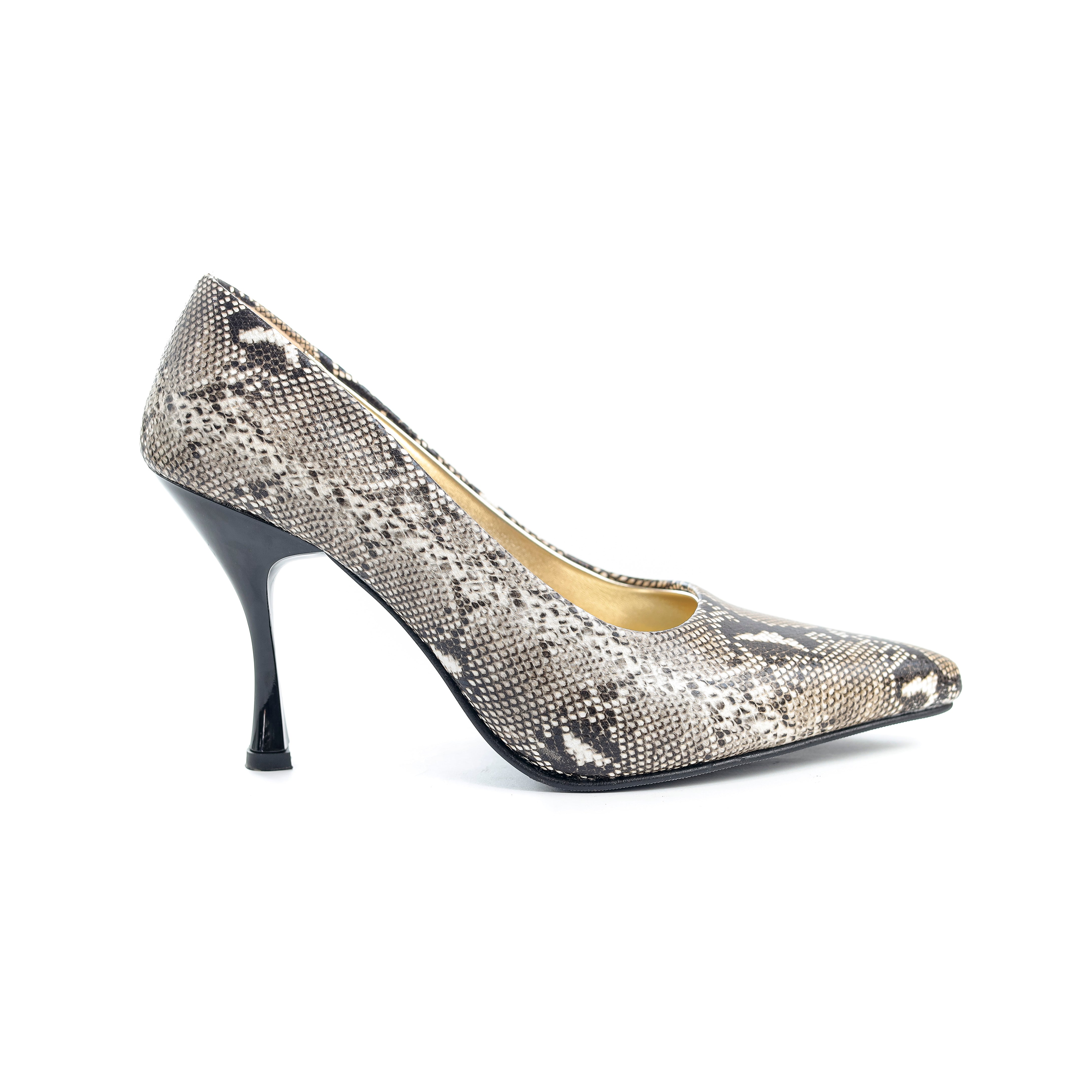 Python-Inspired Heels Gold