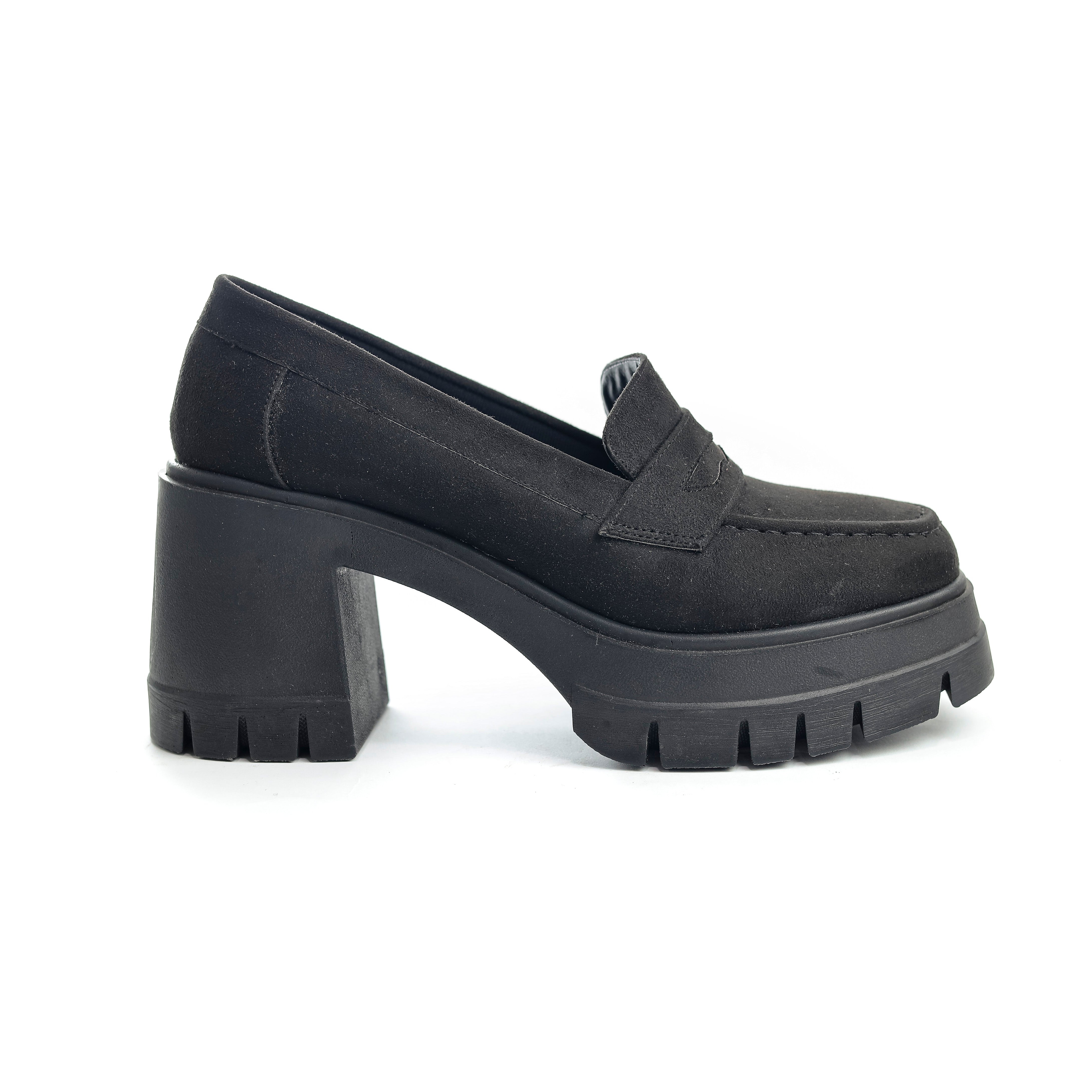 Casual Moccasin Loafers Black