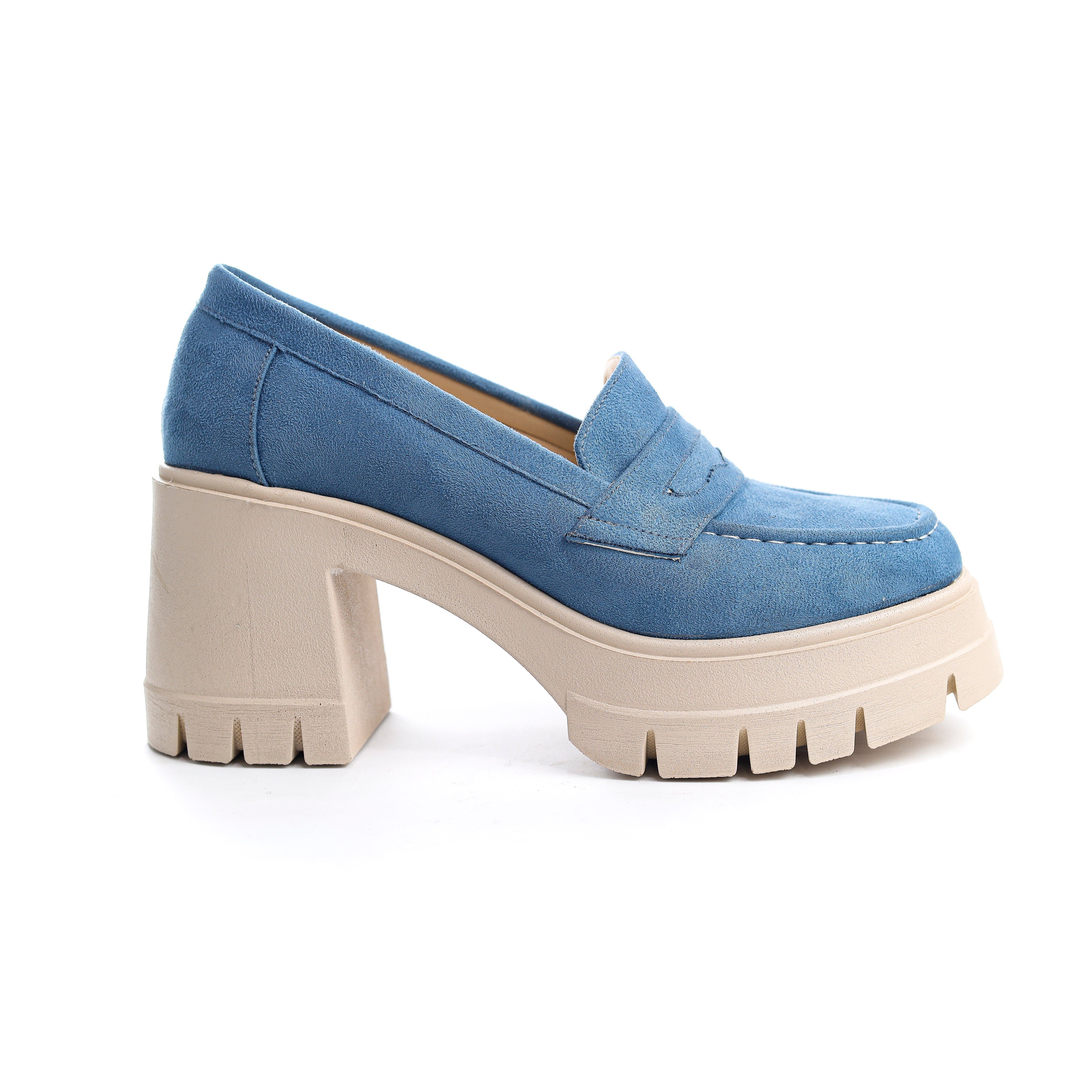 Casual Moccasin Loafers Blue