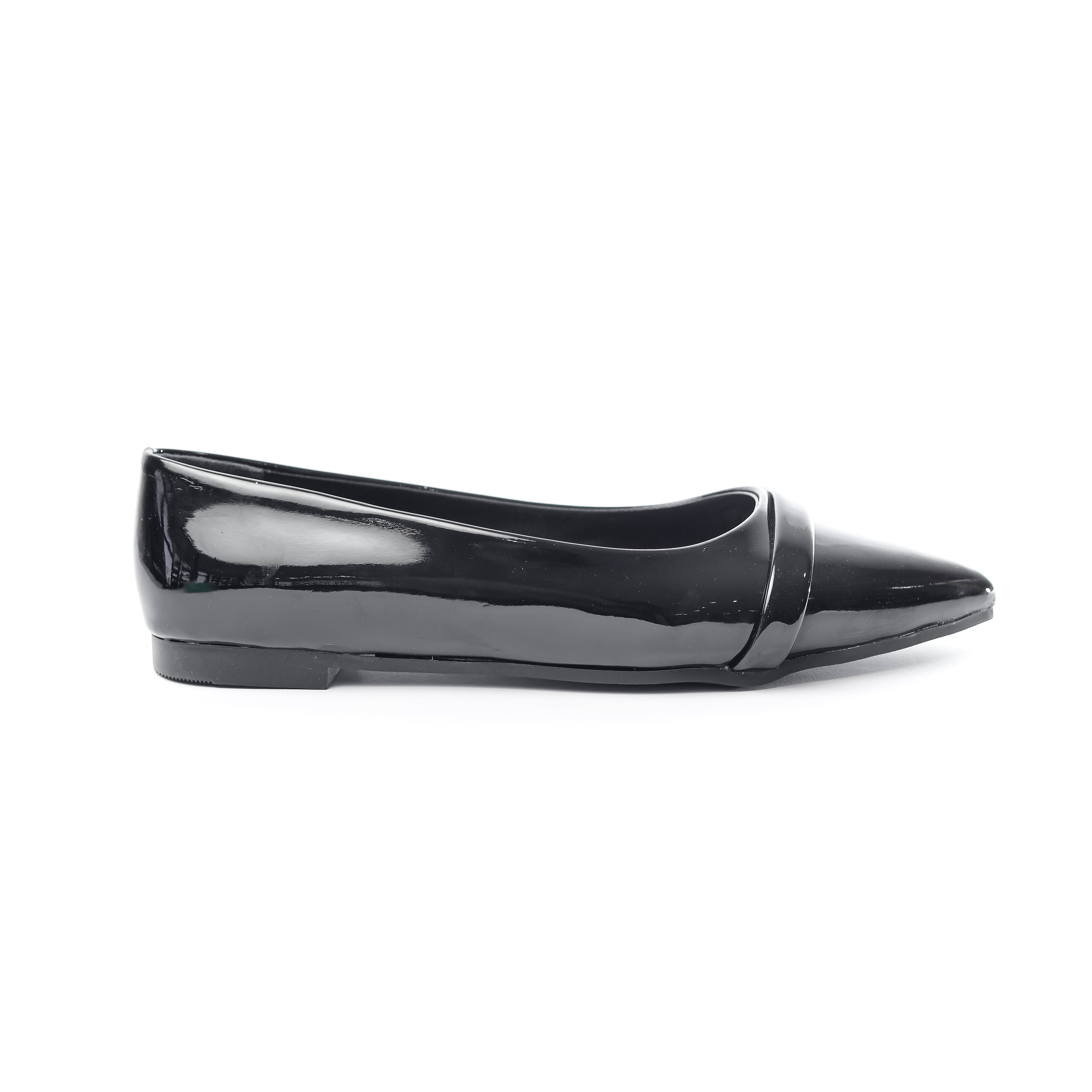 Timeless Pointed Flats Black