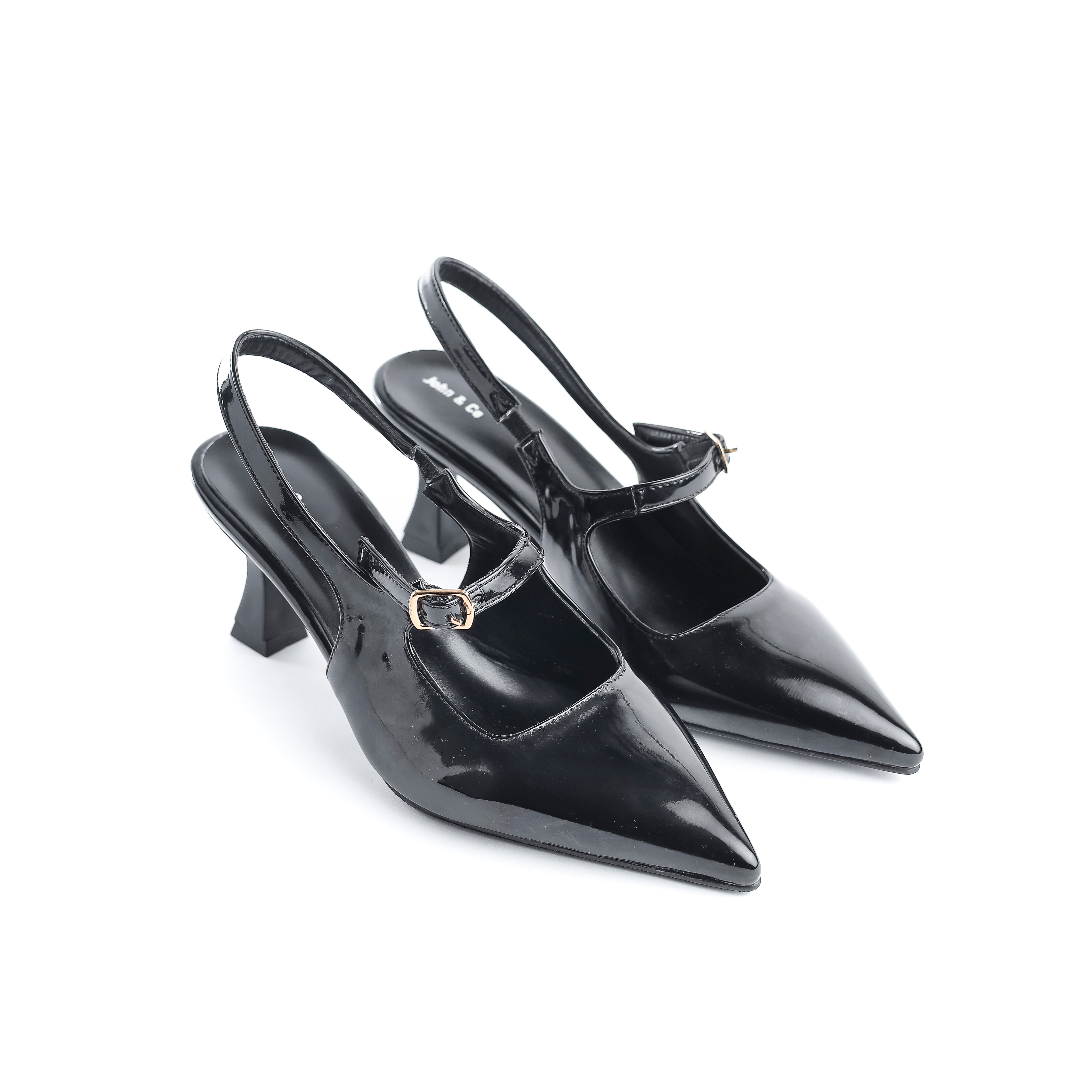 Clara Luxe Patent Slingback