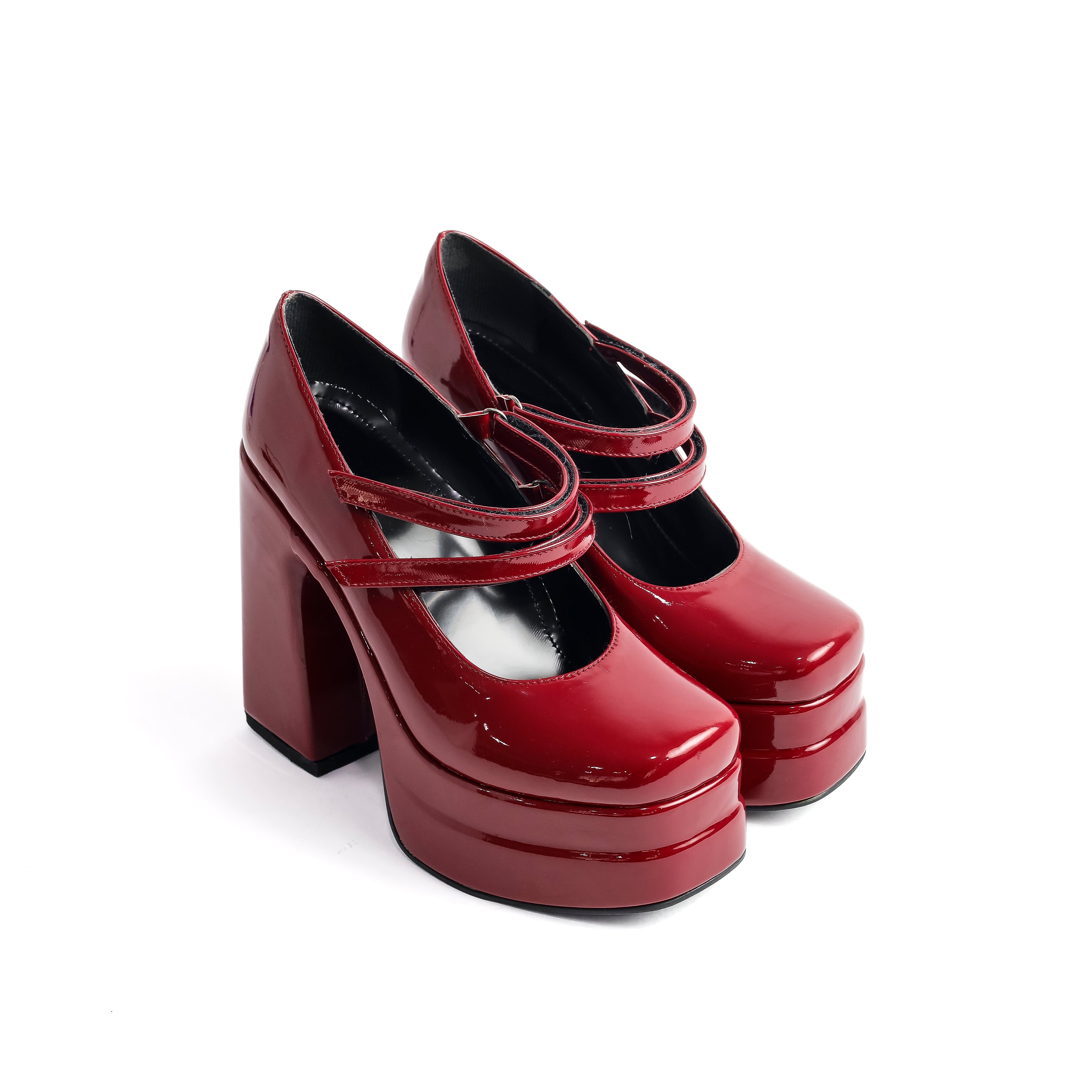 Envy Patent Platforms Burgundy
