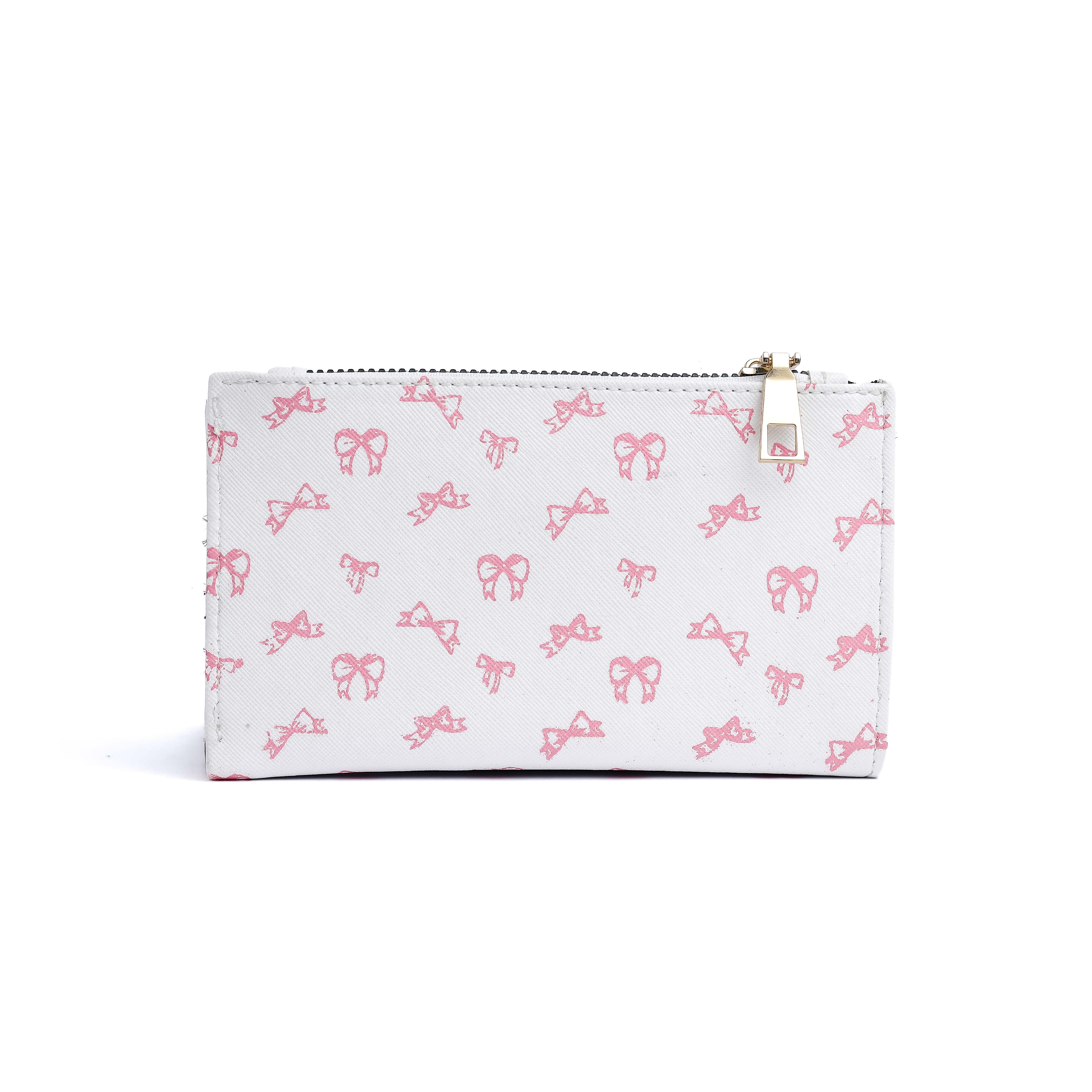 Mode wallet White/bows