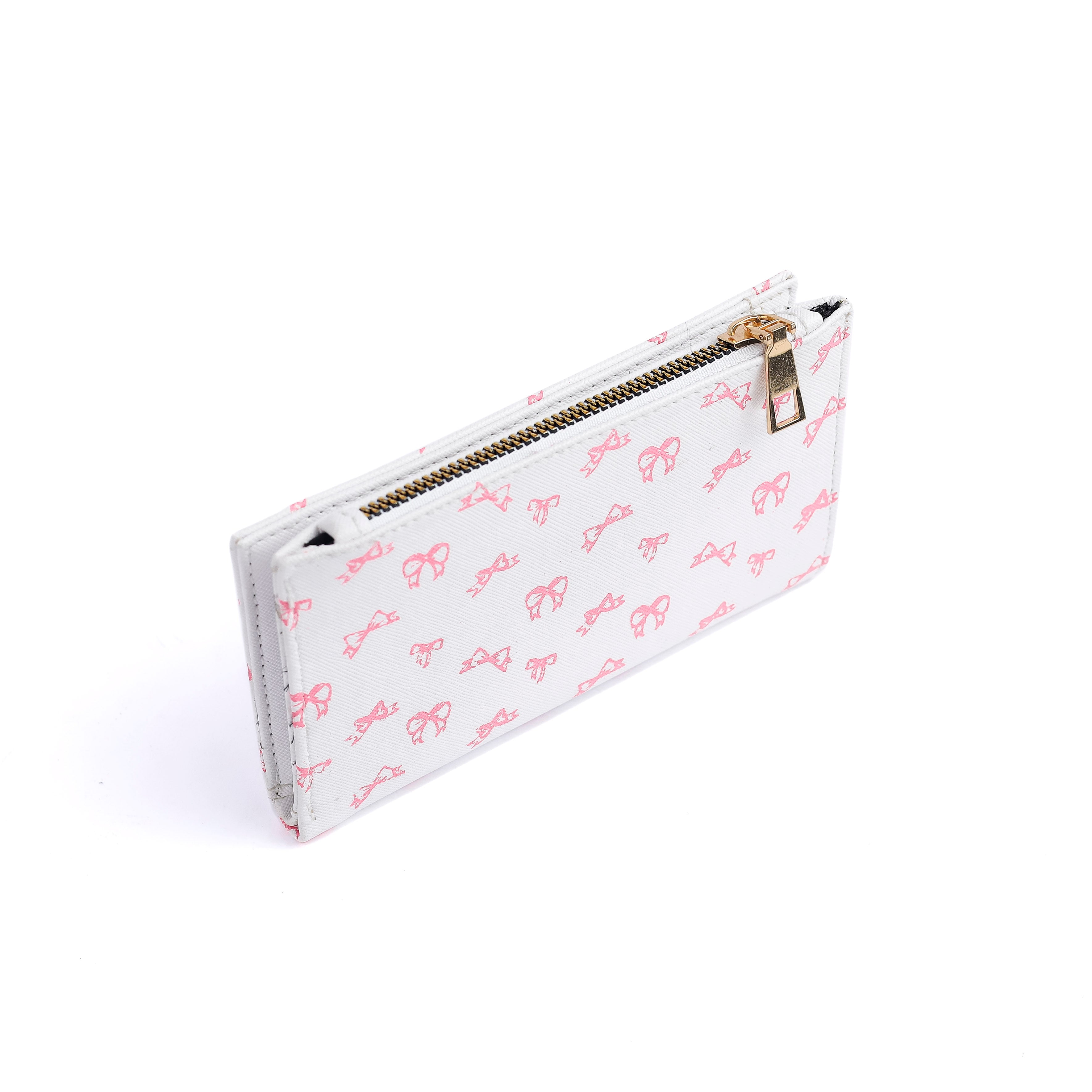 Mode wallet White/bows