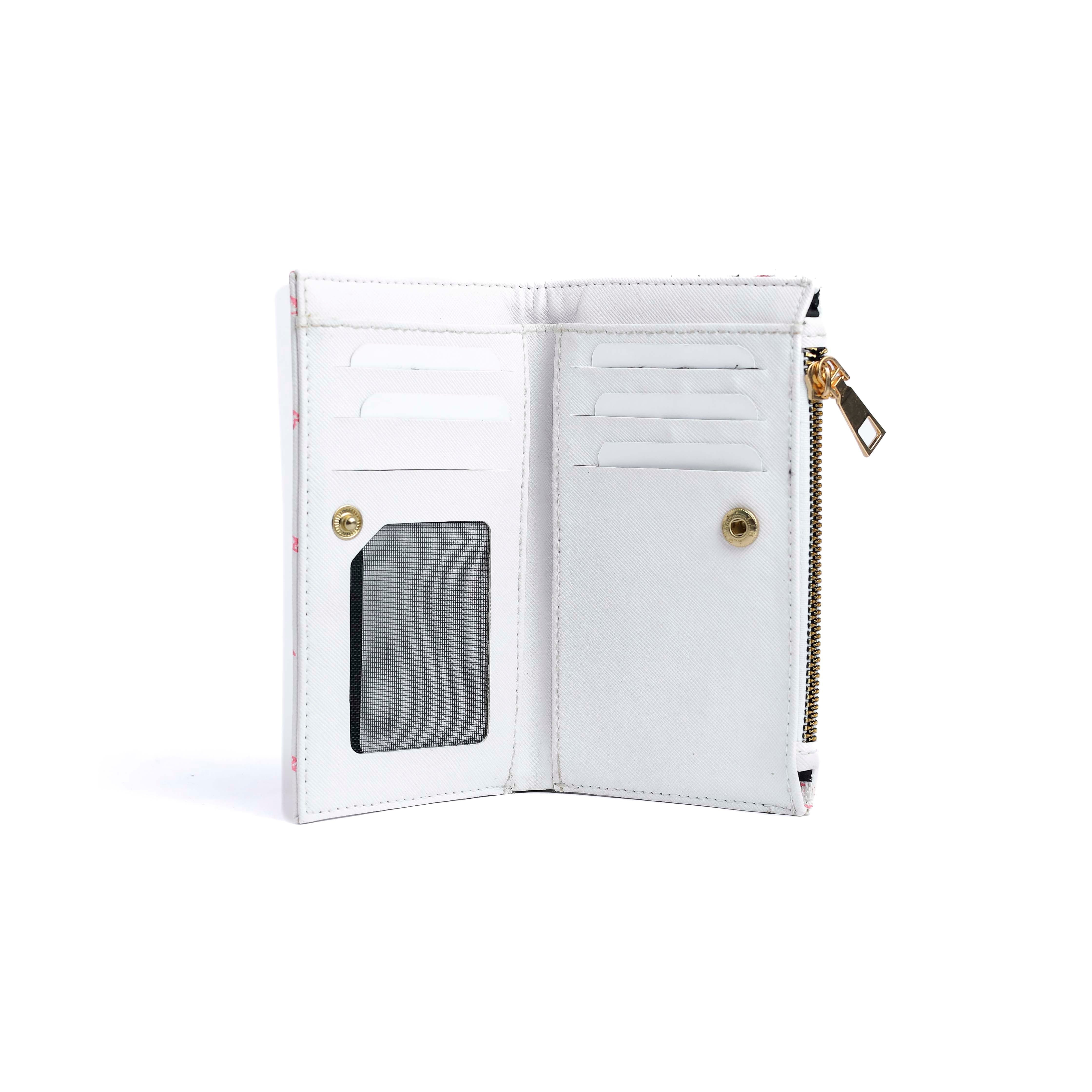 Mode wallet White/bows