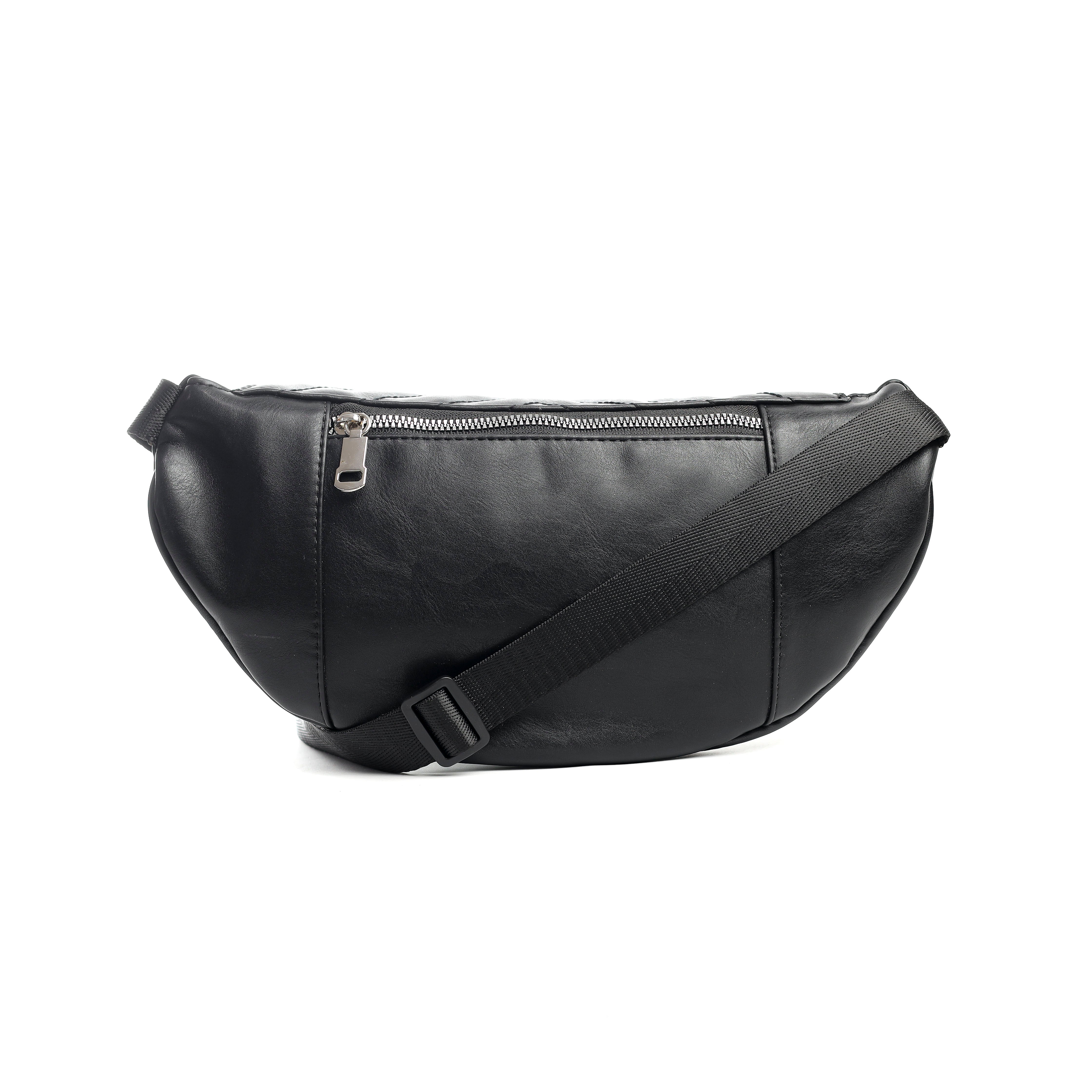 Quilted Belt Bag Black