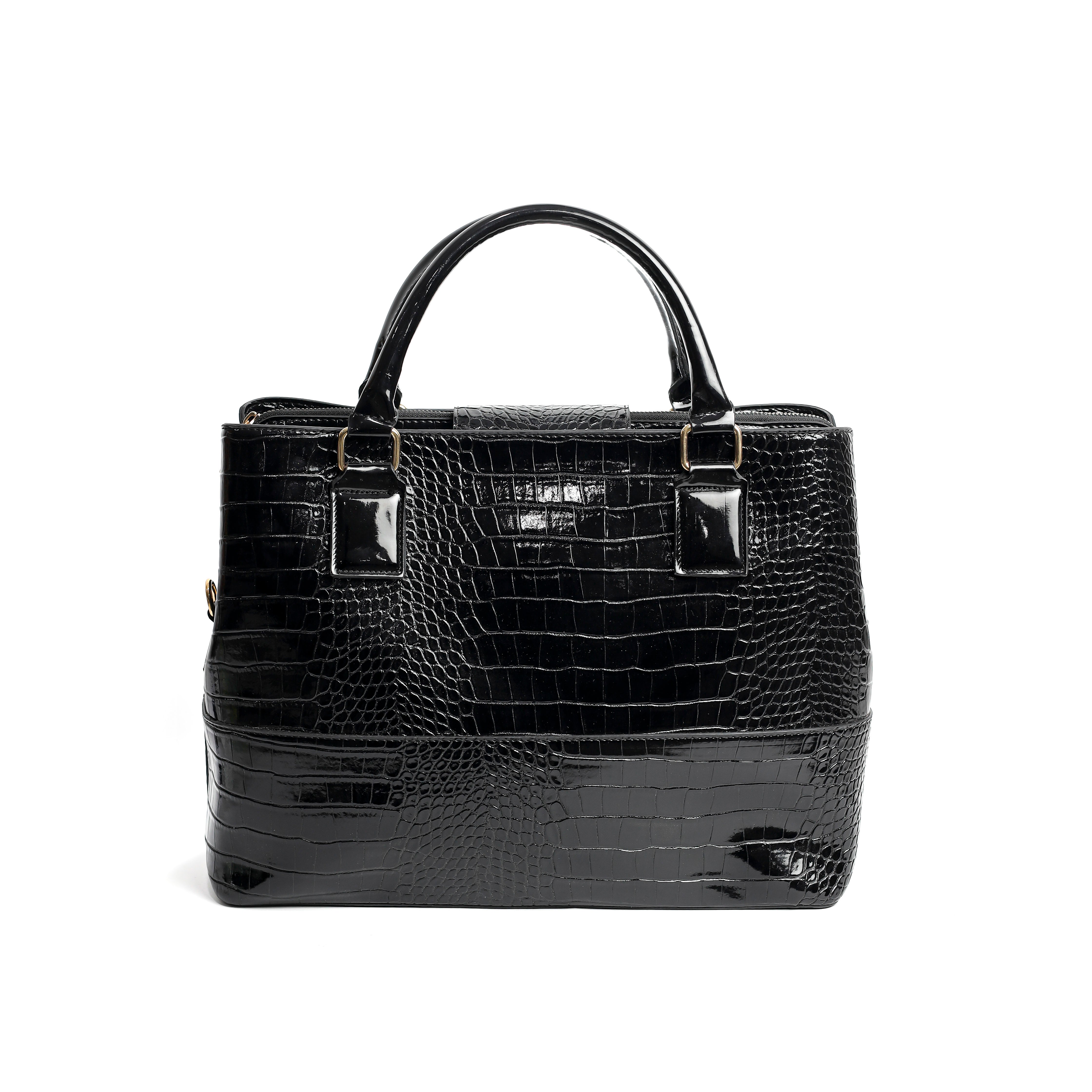 Python Tote Black