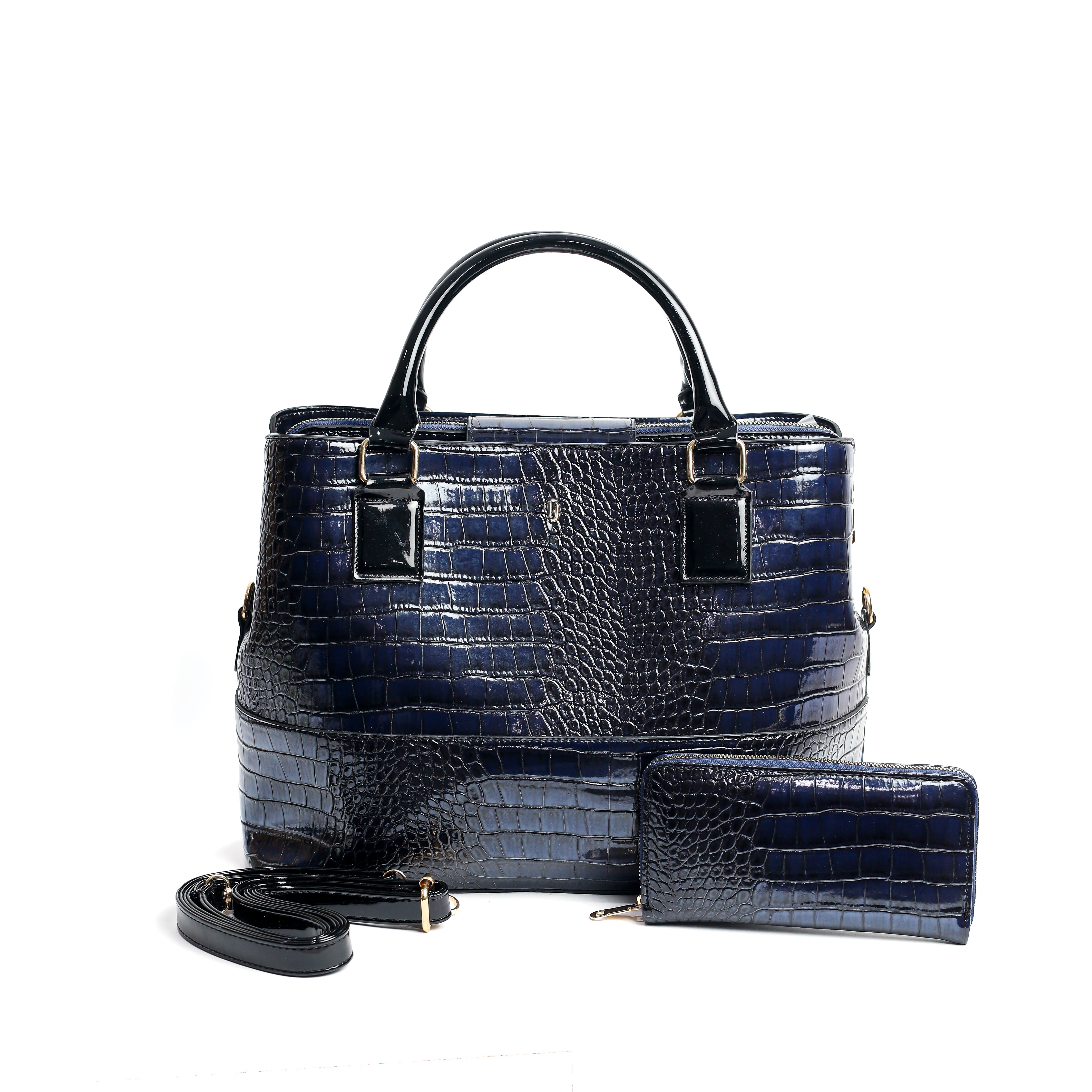 Python Tote Navy