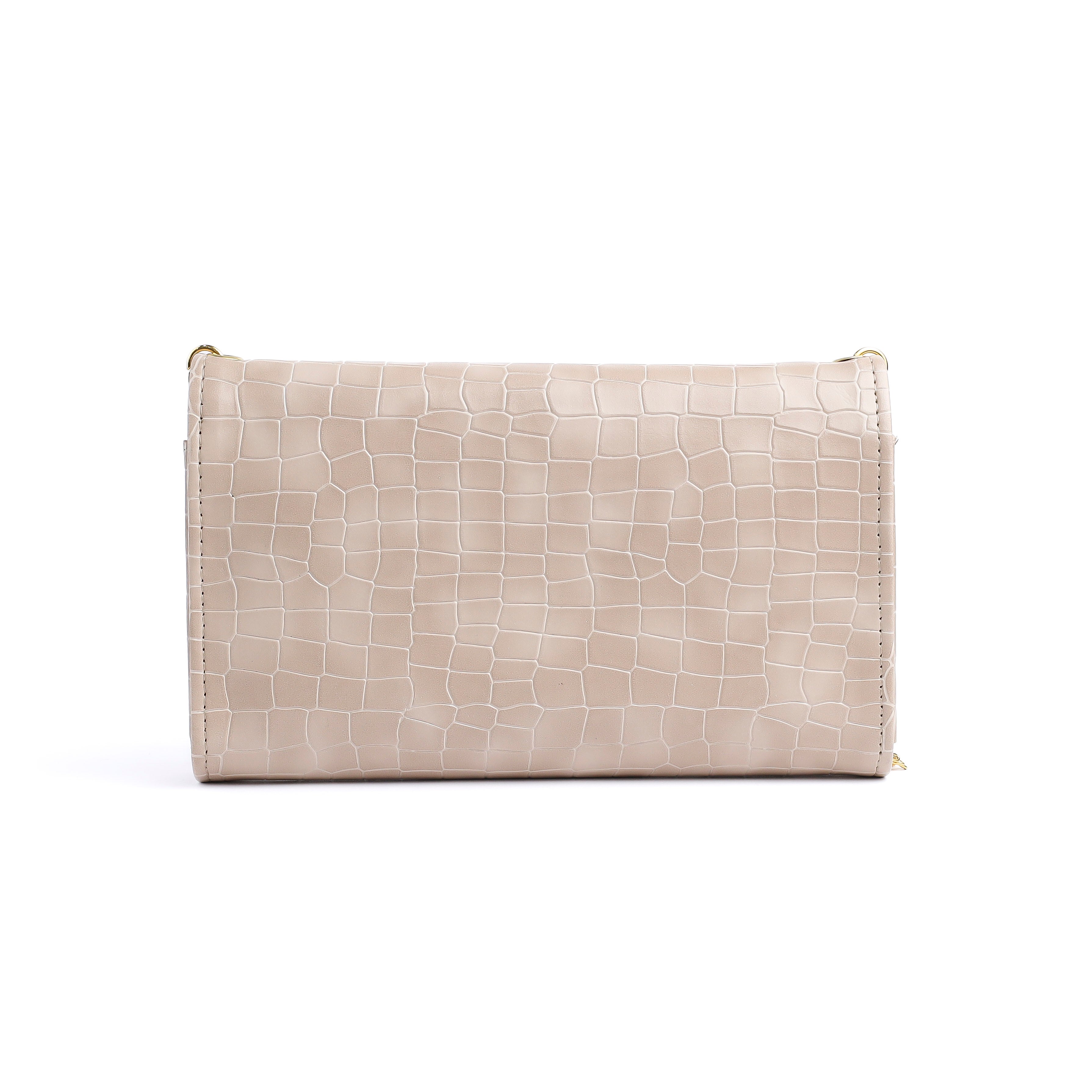 Zoia Wallet Croc beige
