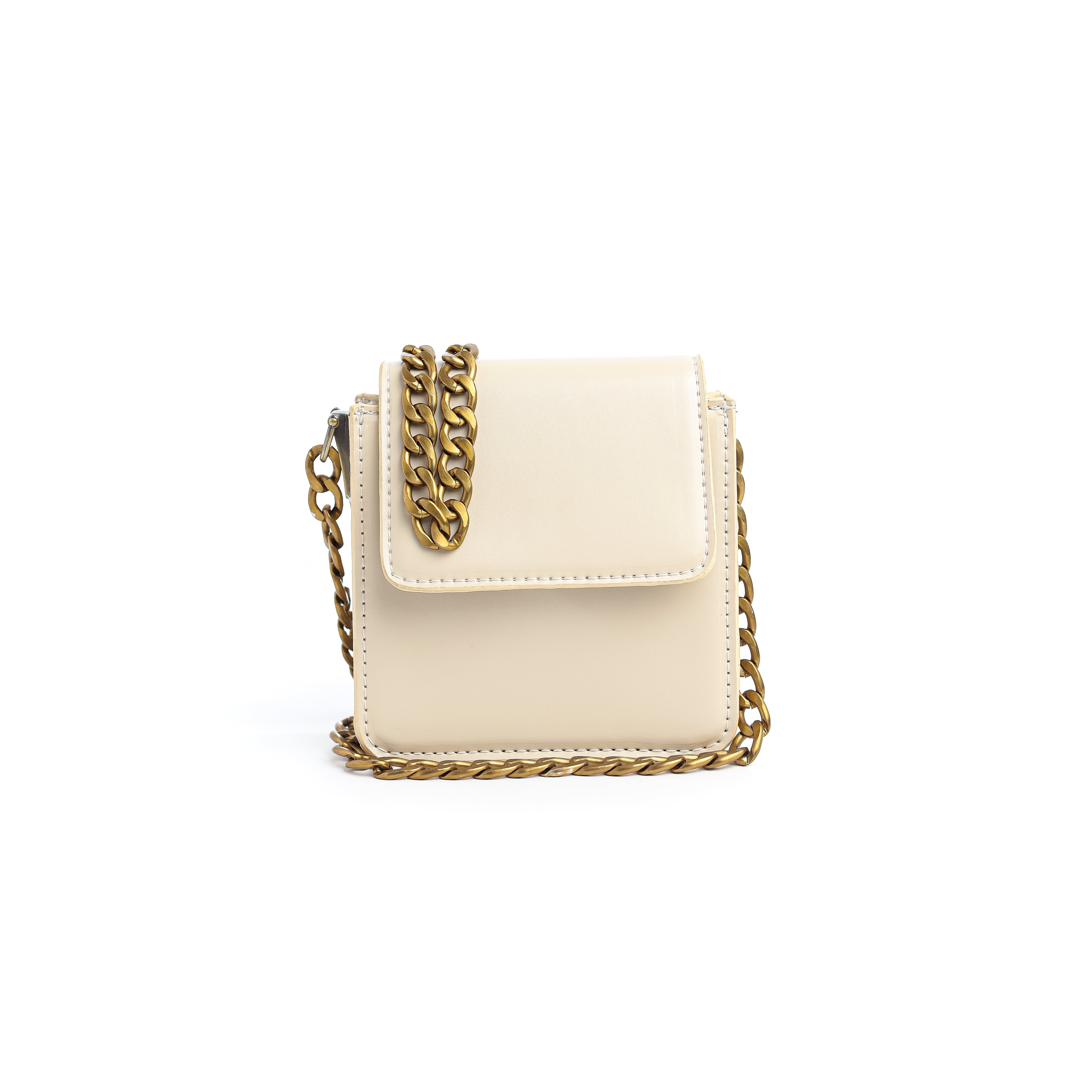 Bold Chain Box Satche Off White