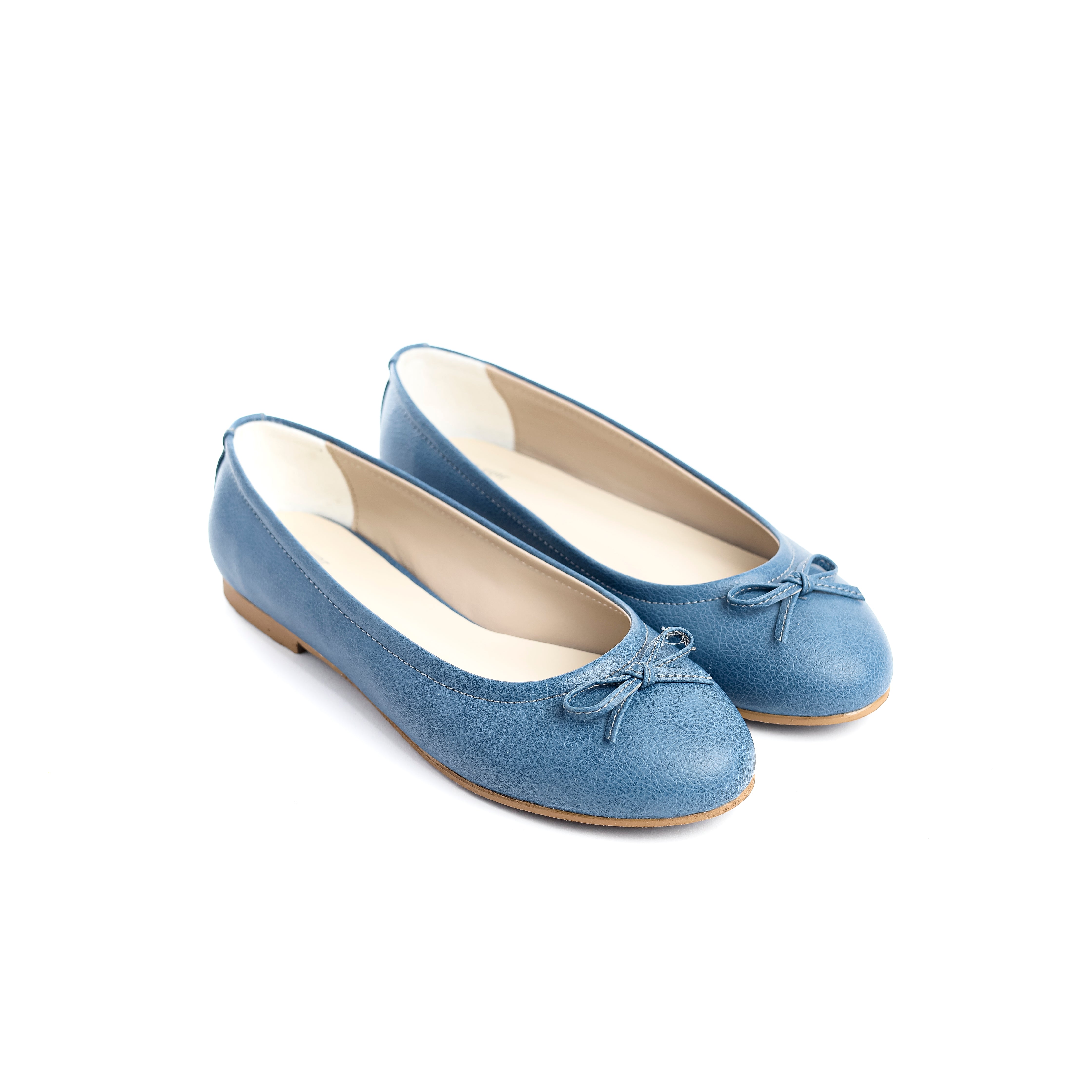 Whisper Bow Flats Light Blue